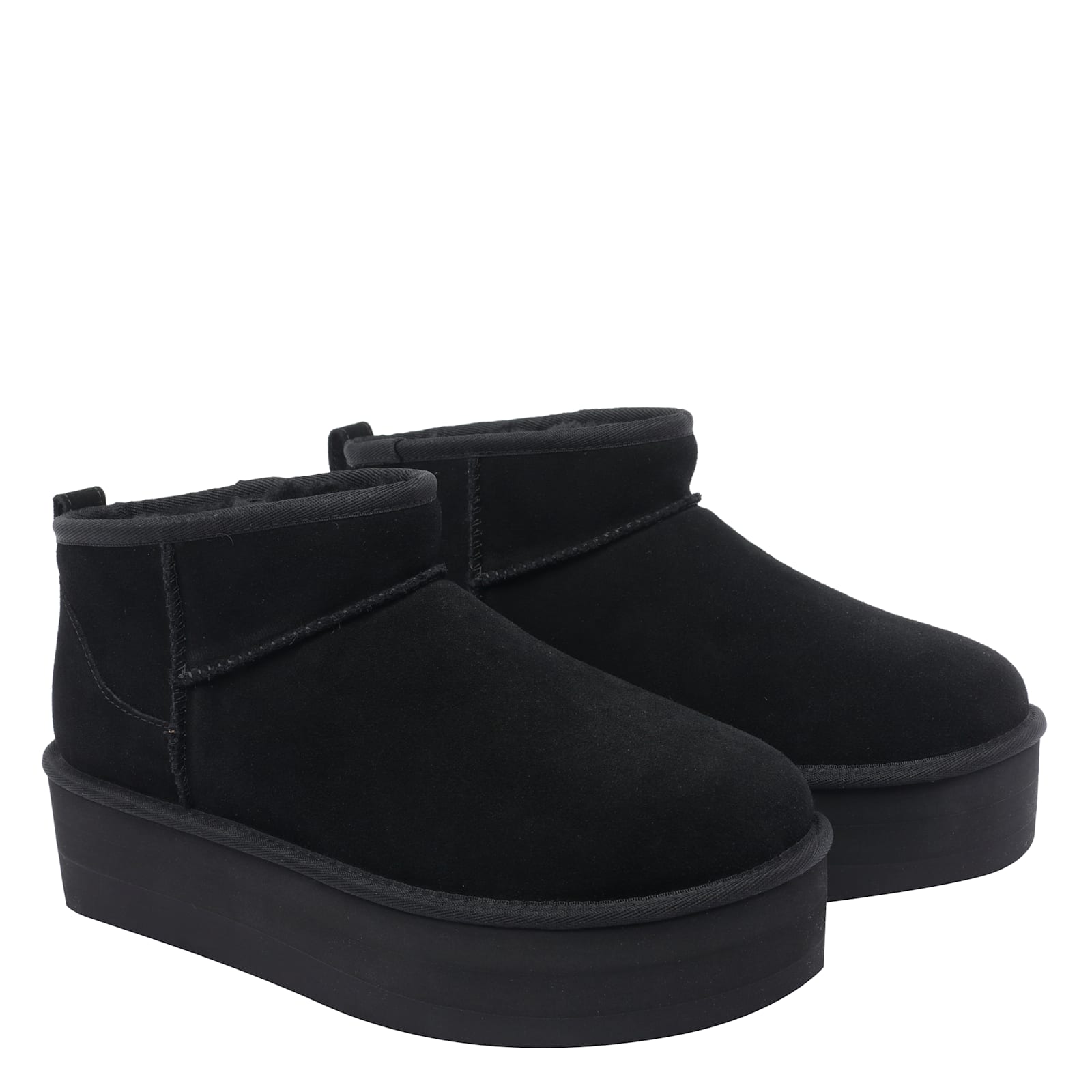 Ugg Classic Ultra Mini Platform Bootie In Black