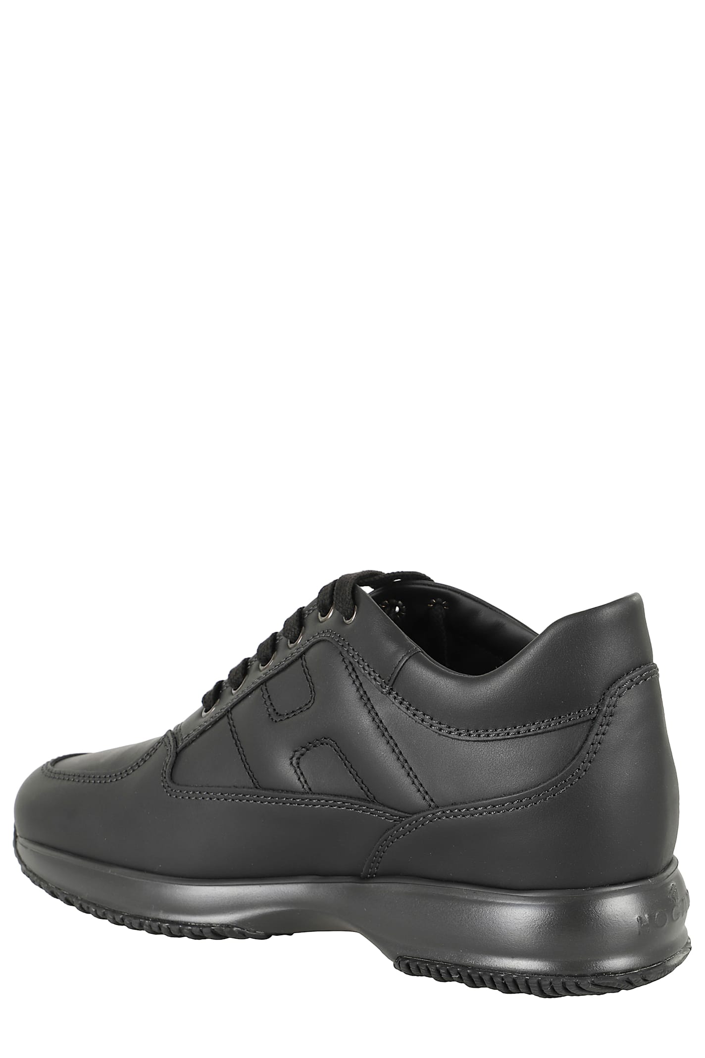 Hogan Interactive Model Sneakers With Rubber Sole And Premium Leather In Gray