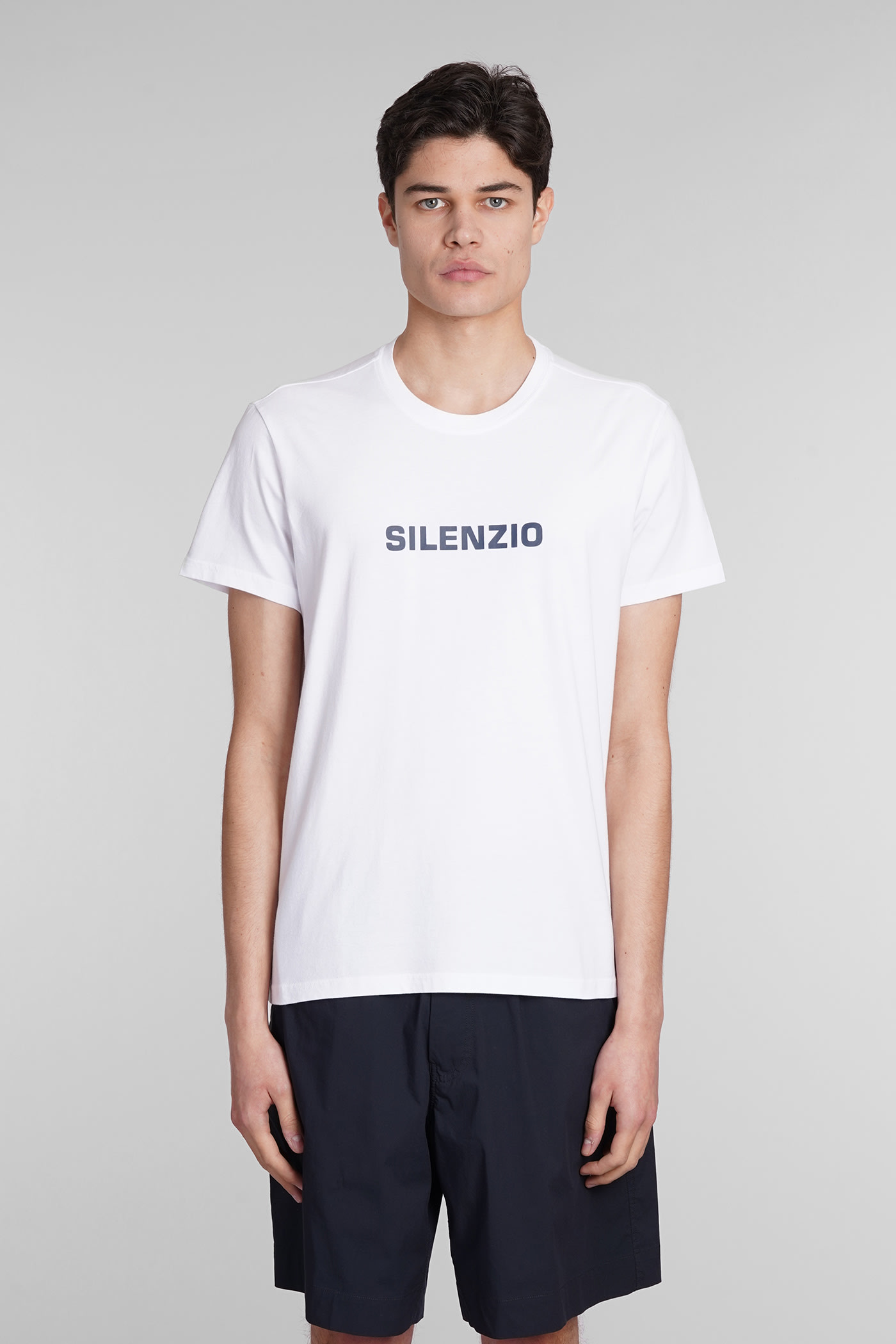 Aspesi Silenzio T-shirt In White Cotton