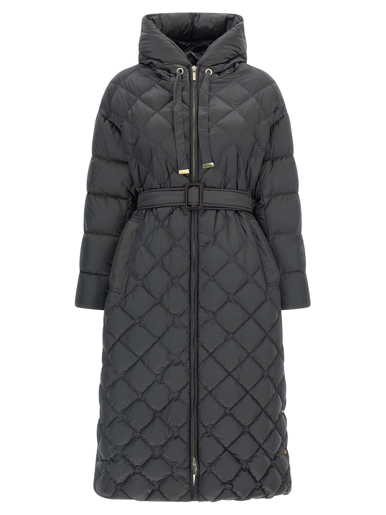 Max Mara The Cube Trepar Down Jacket In Gray