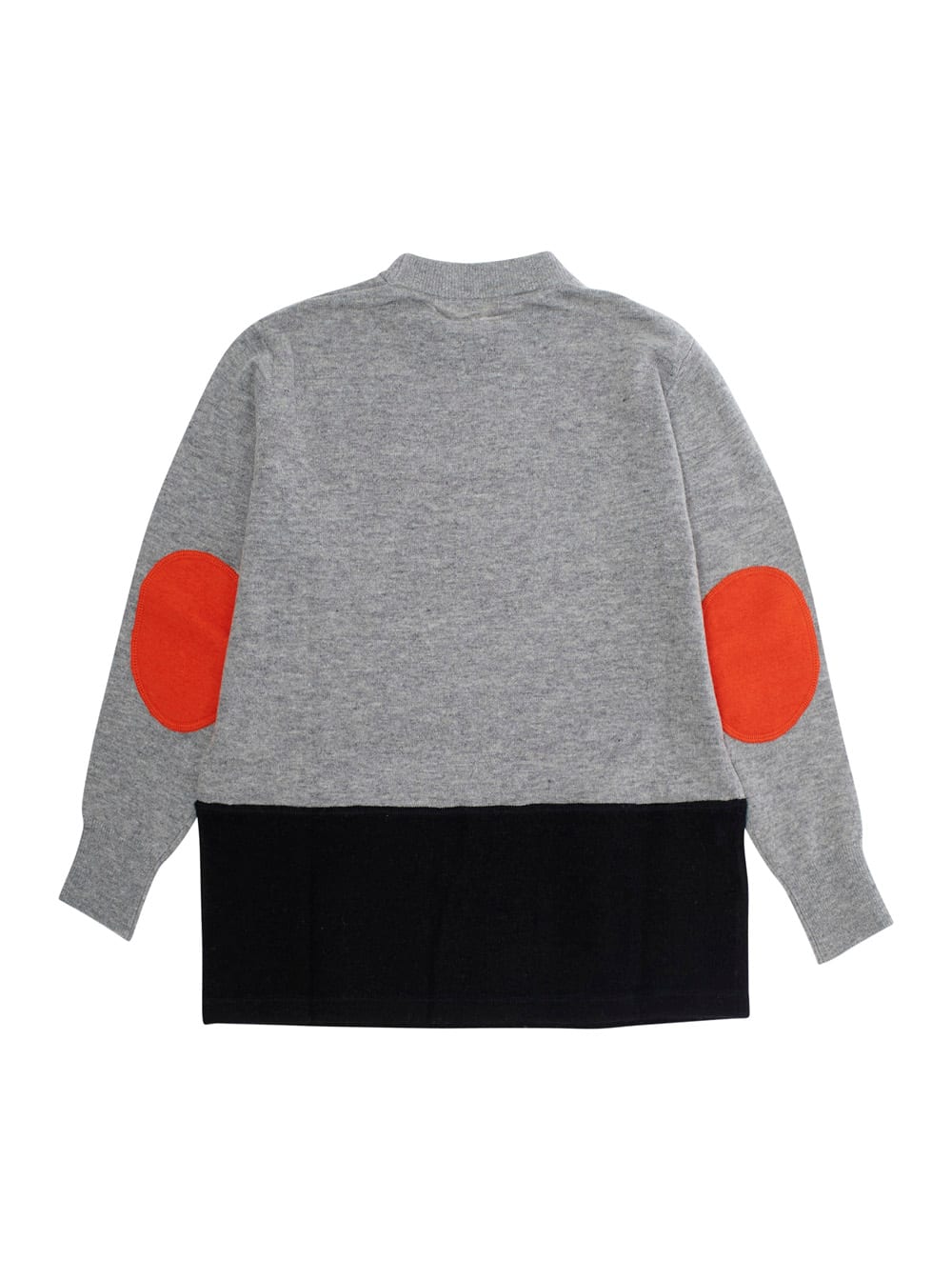 Marni Wool Blend Pullover With Elbow Patches In Gray