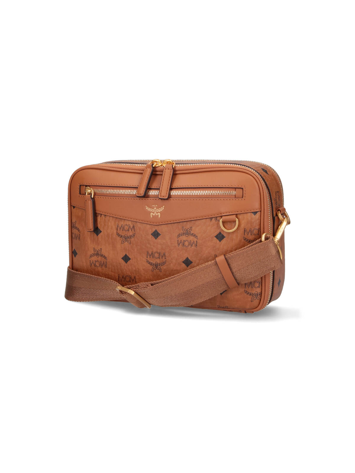 Mcm Versatile Shoulder Bag Adjustable Strap In Brown