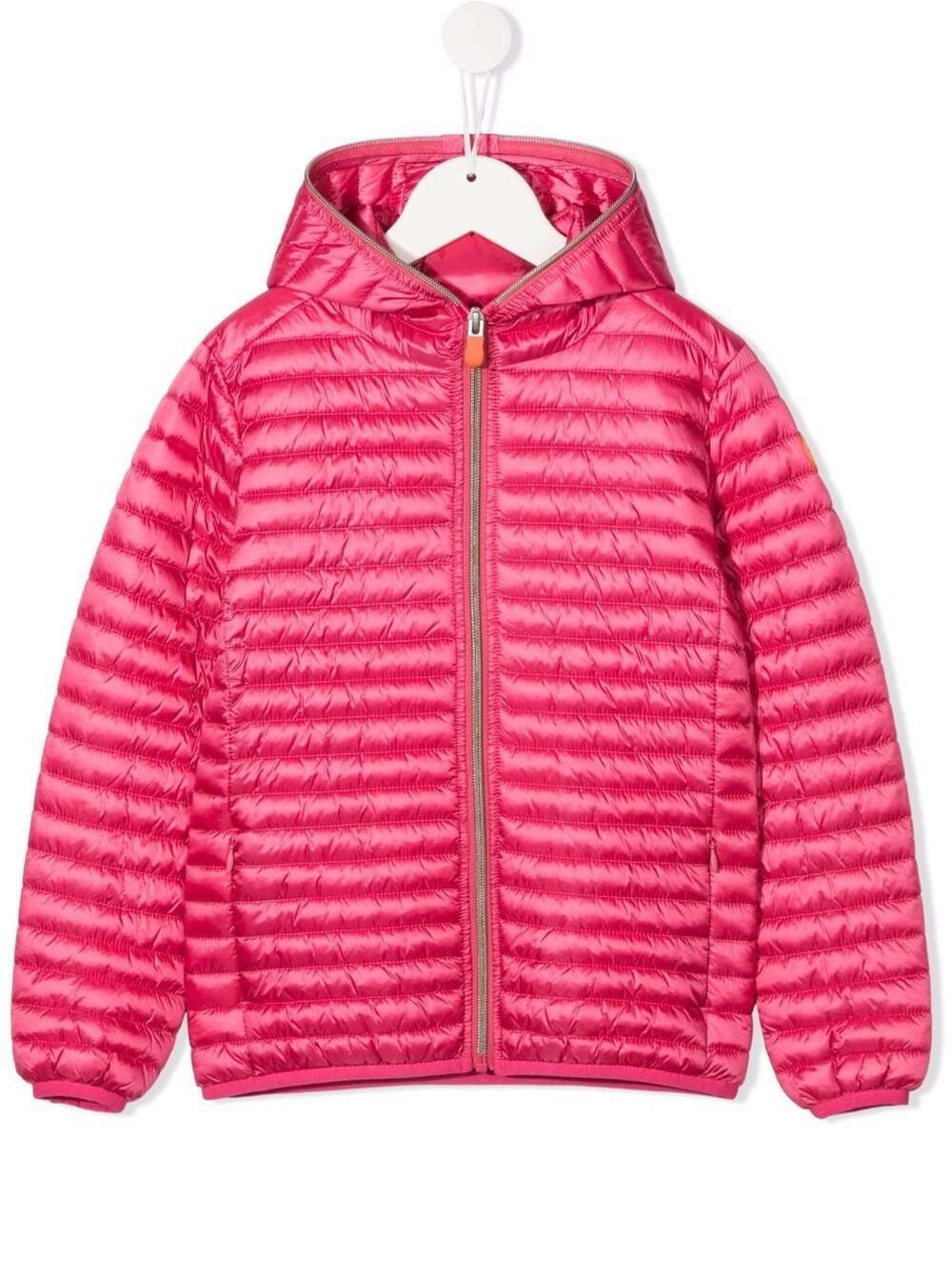 Save The Duck Girls Iris Ecological Pink Nylon Down Jacket