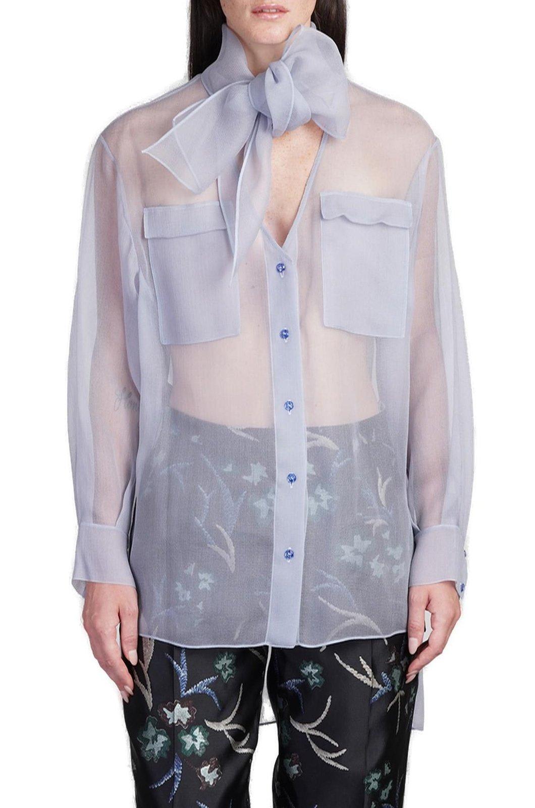 Sheer Organza Shirt