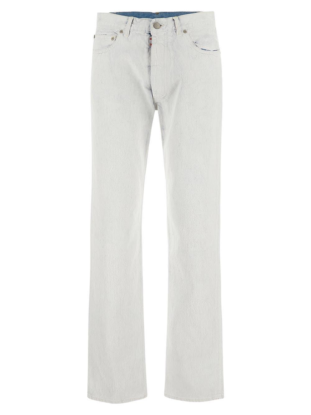 Shop Maison Margiela Whiteout Trousers