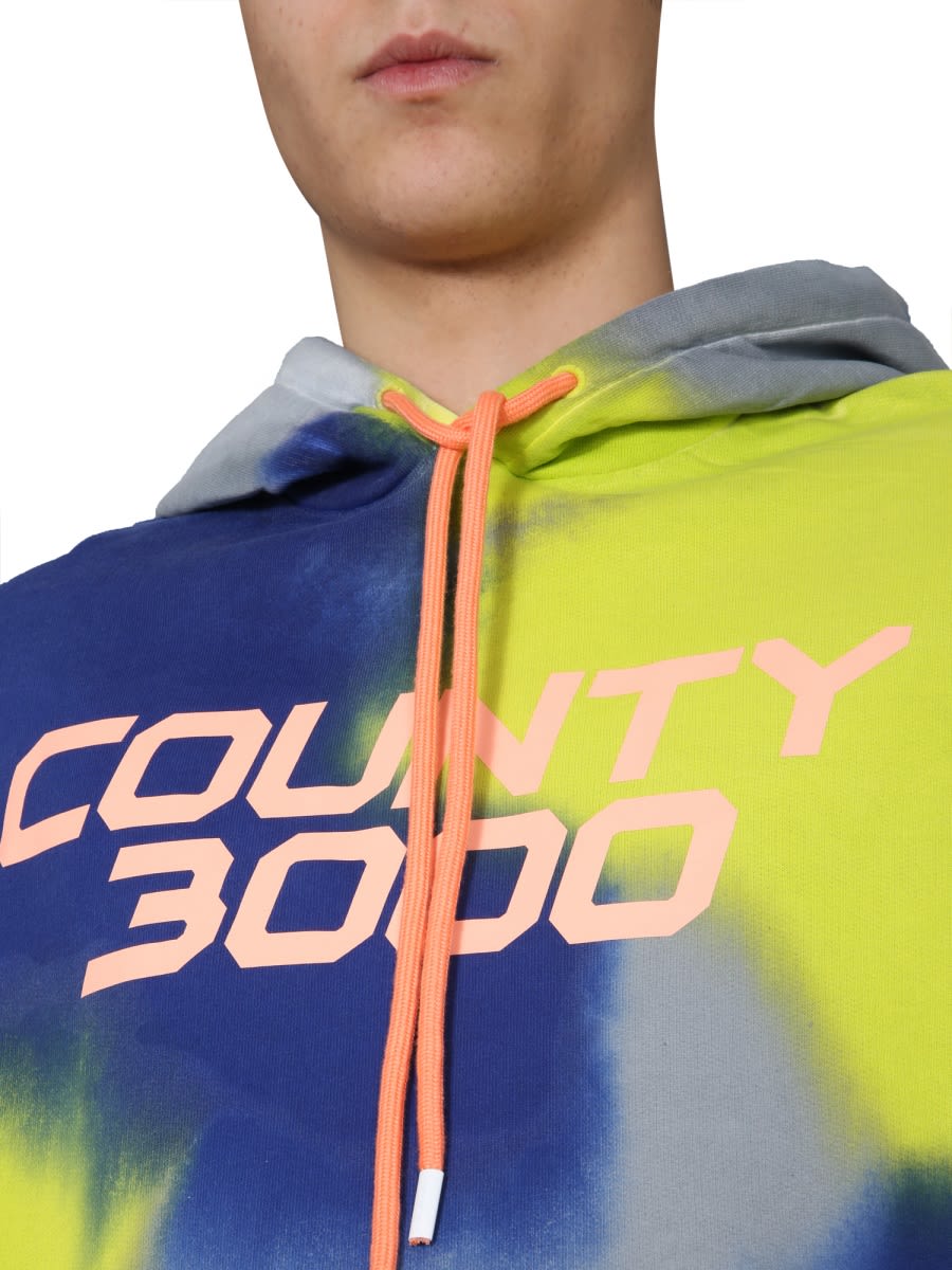 Shop Marcelo Burlon County Of Milan Hoodie In Multicolour