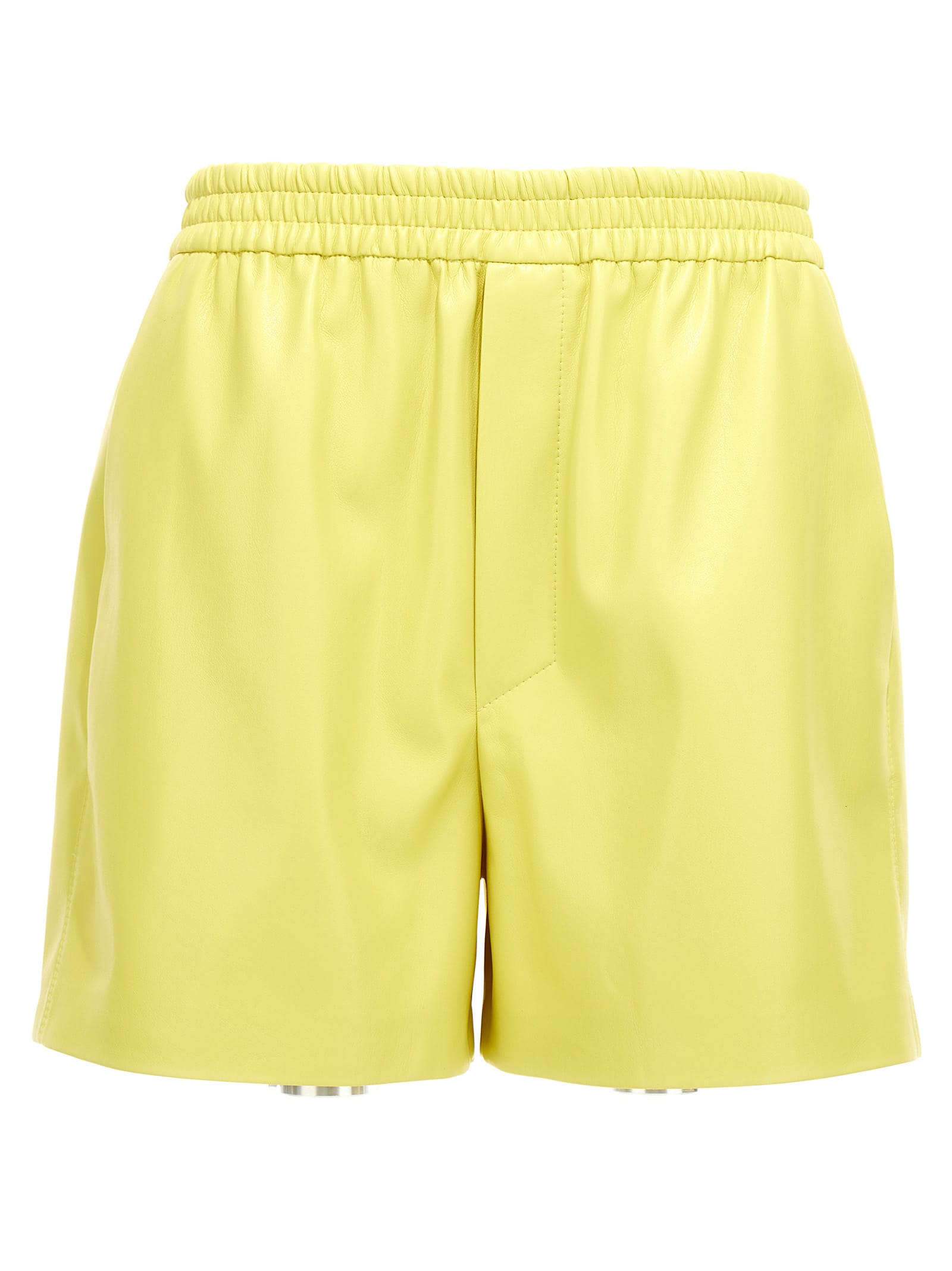Nanushka Elasticated-waistband Shorts In Yellow