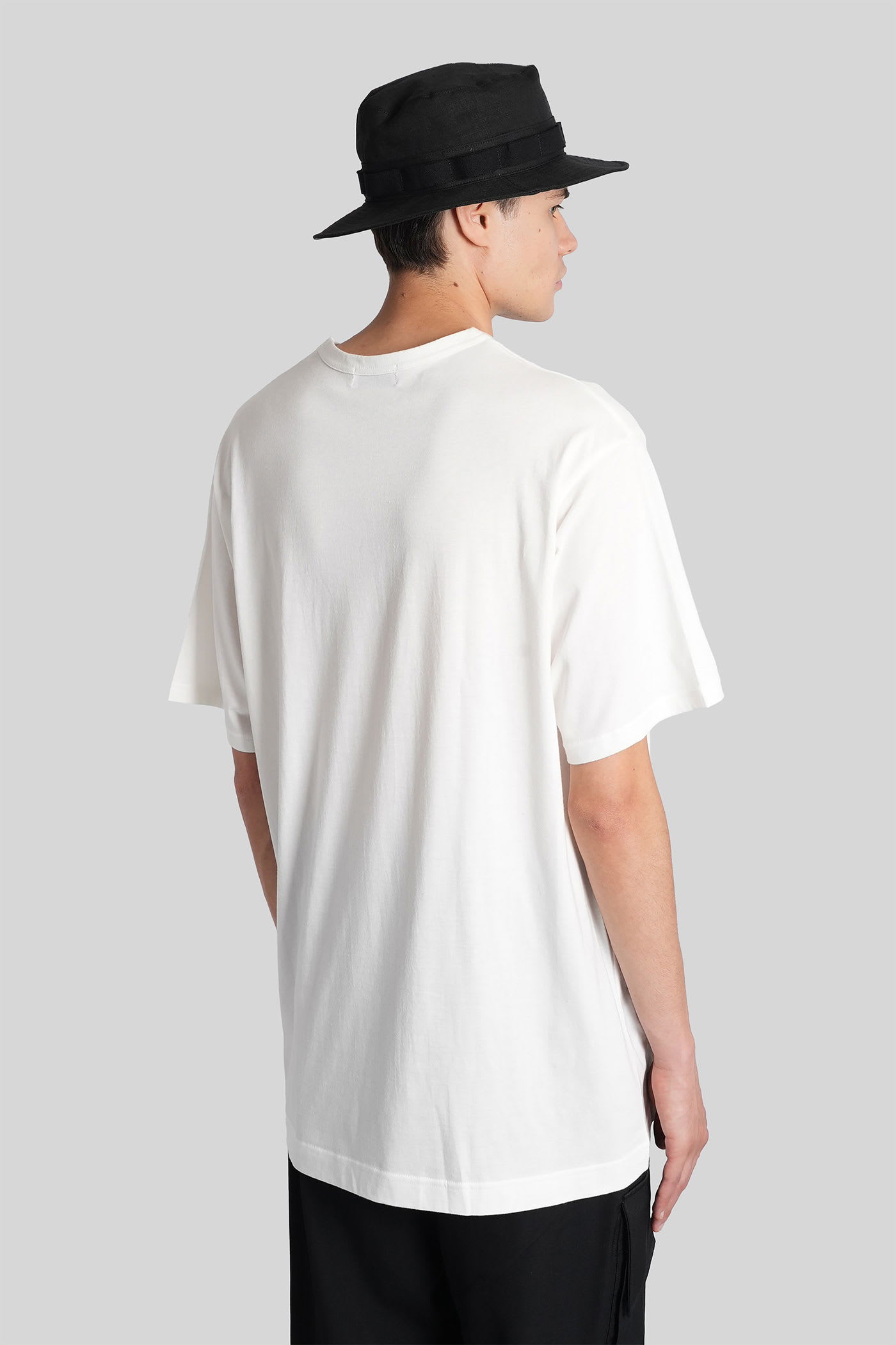 Yohji Yamamoto Sketch-print T-shirt In White