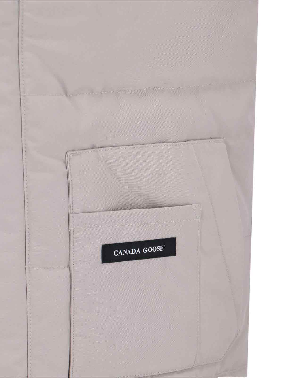 Canada Goose Mens Freestyle Padded Slim-fit Shell-down Gilet Limestone In Pink