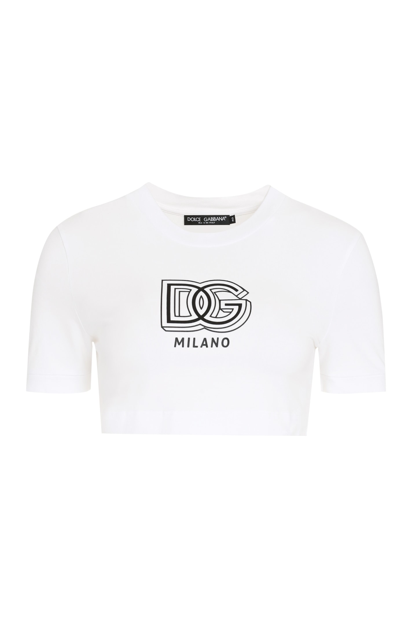 Dolce & Gabbana T-shirt Con Logo In White