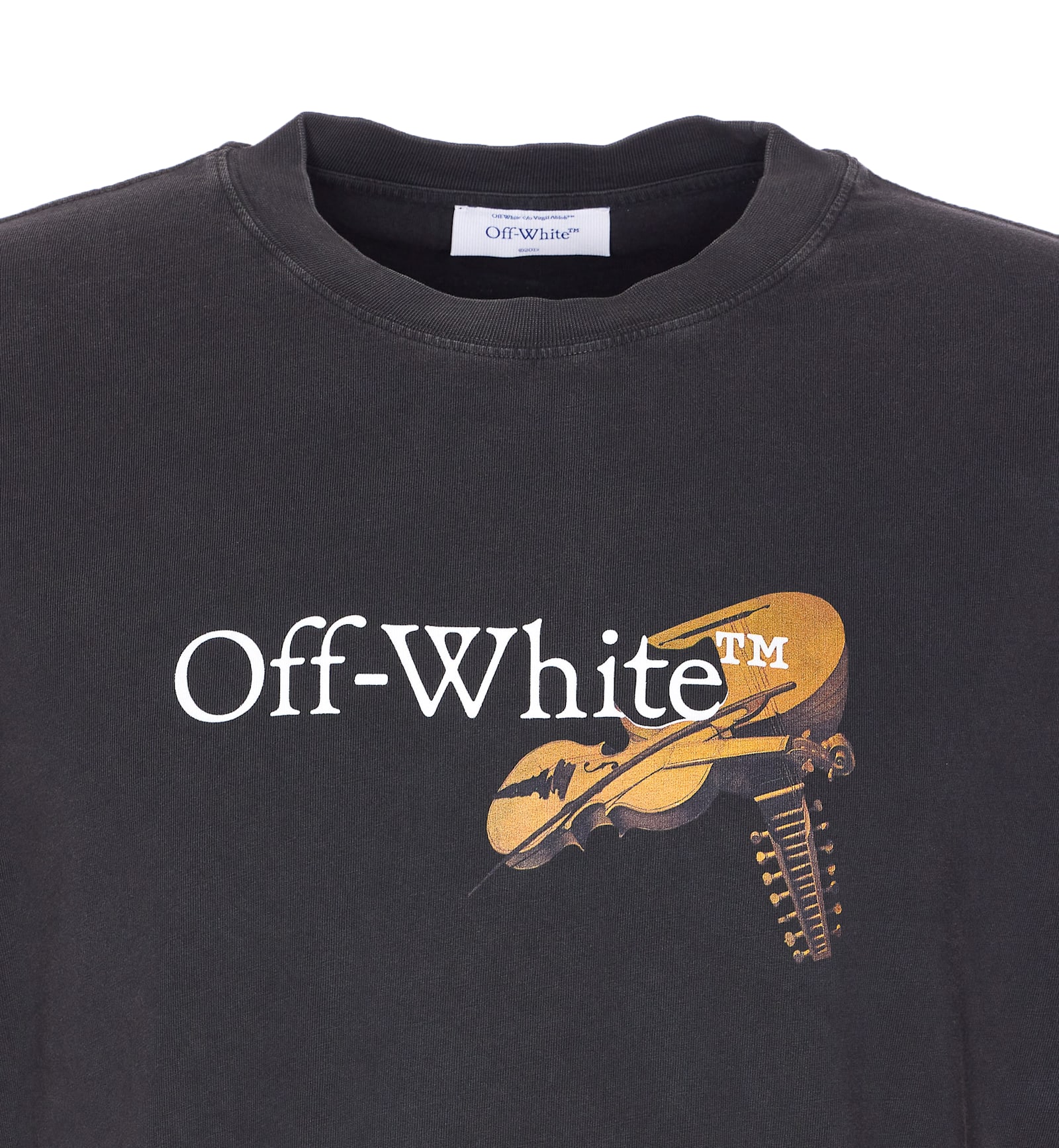 Off-white Cupid Arrow Skate Graphic T-shirt In Black