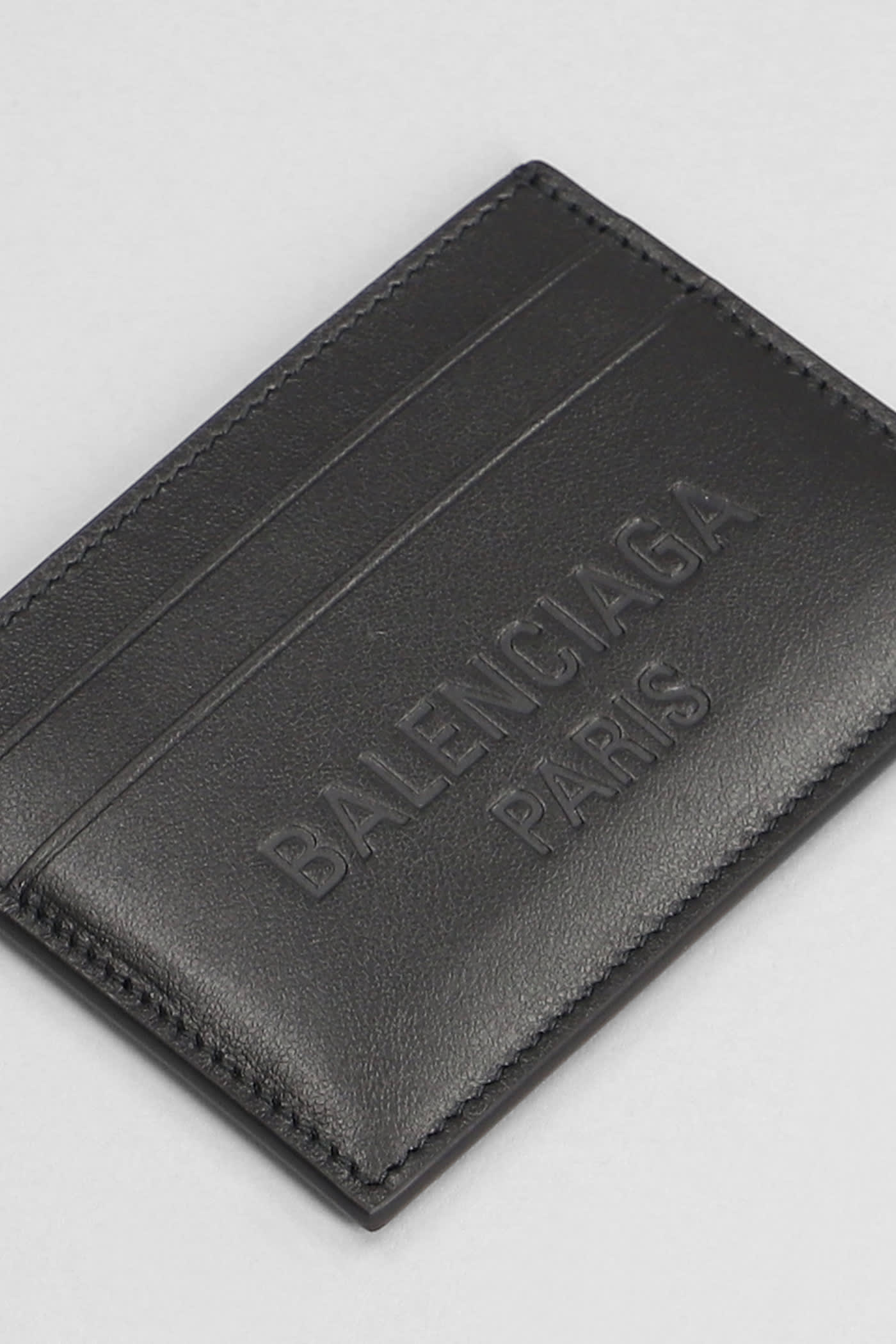 Shop Balenciaga Wallet In Black Leather