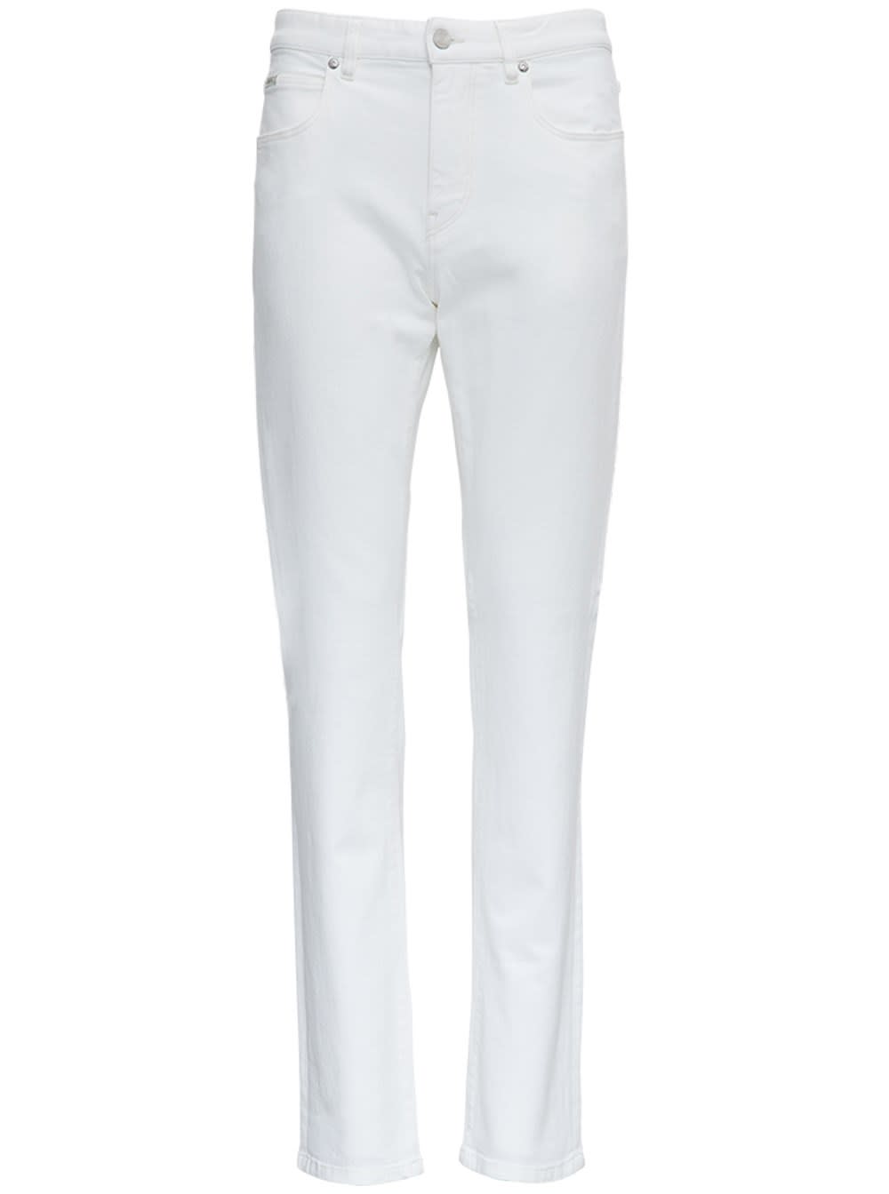 Z Zegna White Cotton Jeans With Five Pockets