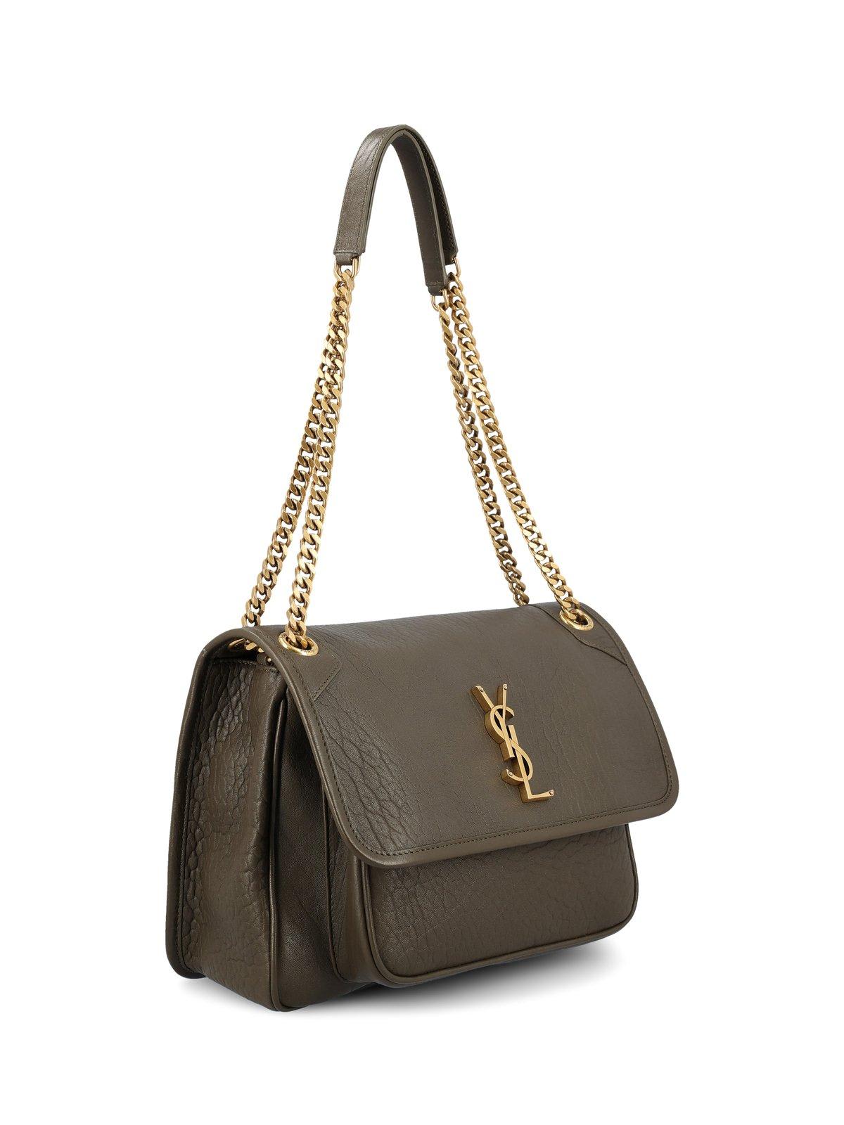 Saint Laurent Shoulder Bags In Light Musk