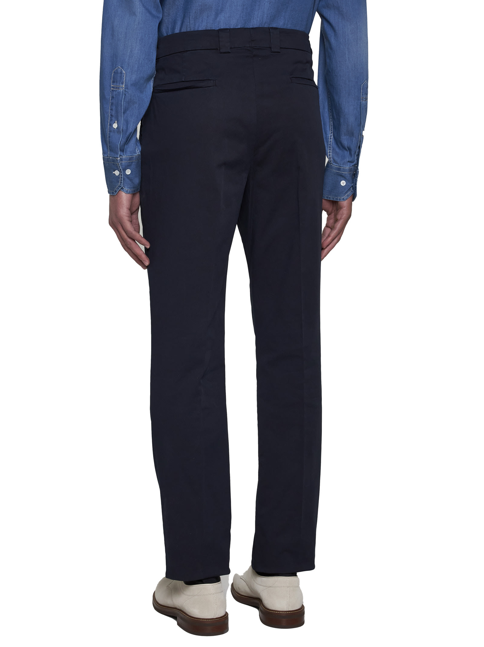 Brunello Cucinelli Pants In Blue