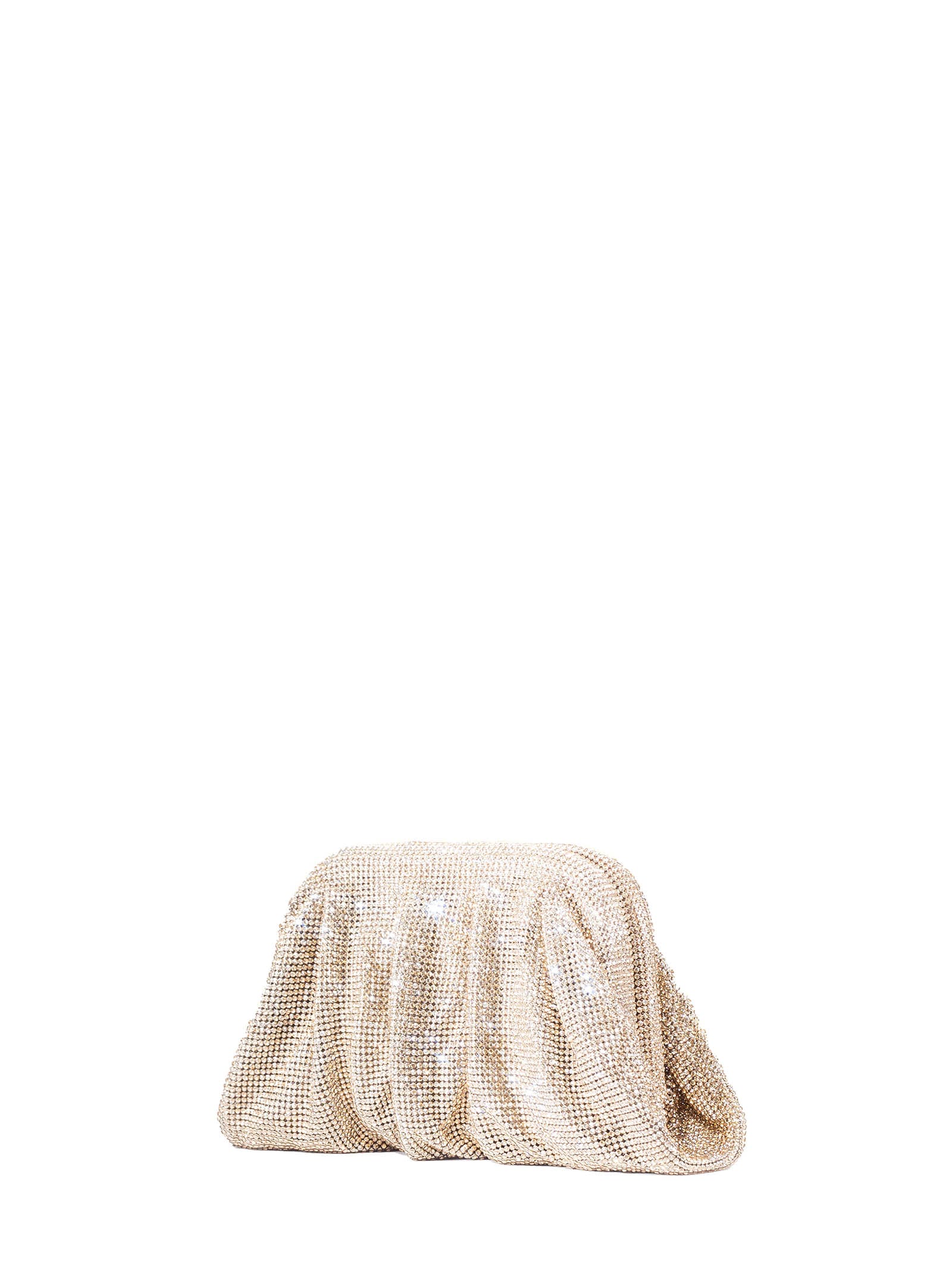 Shop Benedetta Bruzziches Venus La Petite Clutch In Sand