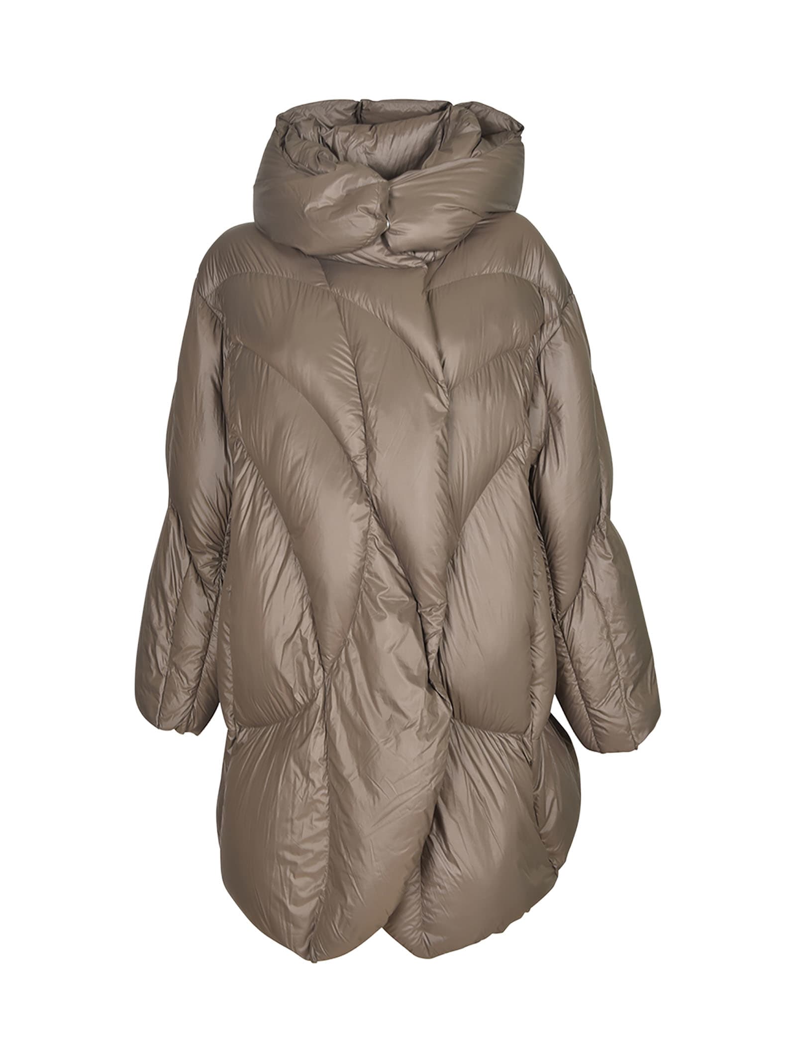 Shop Jnby Quilted Wrap Jacket In Taupe