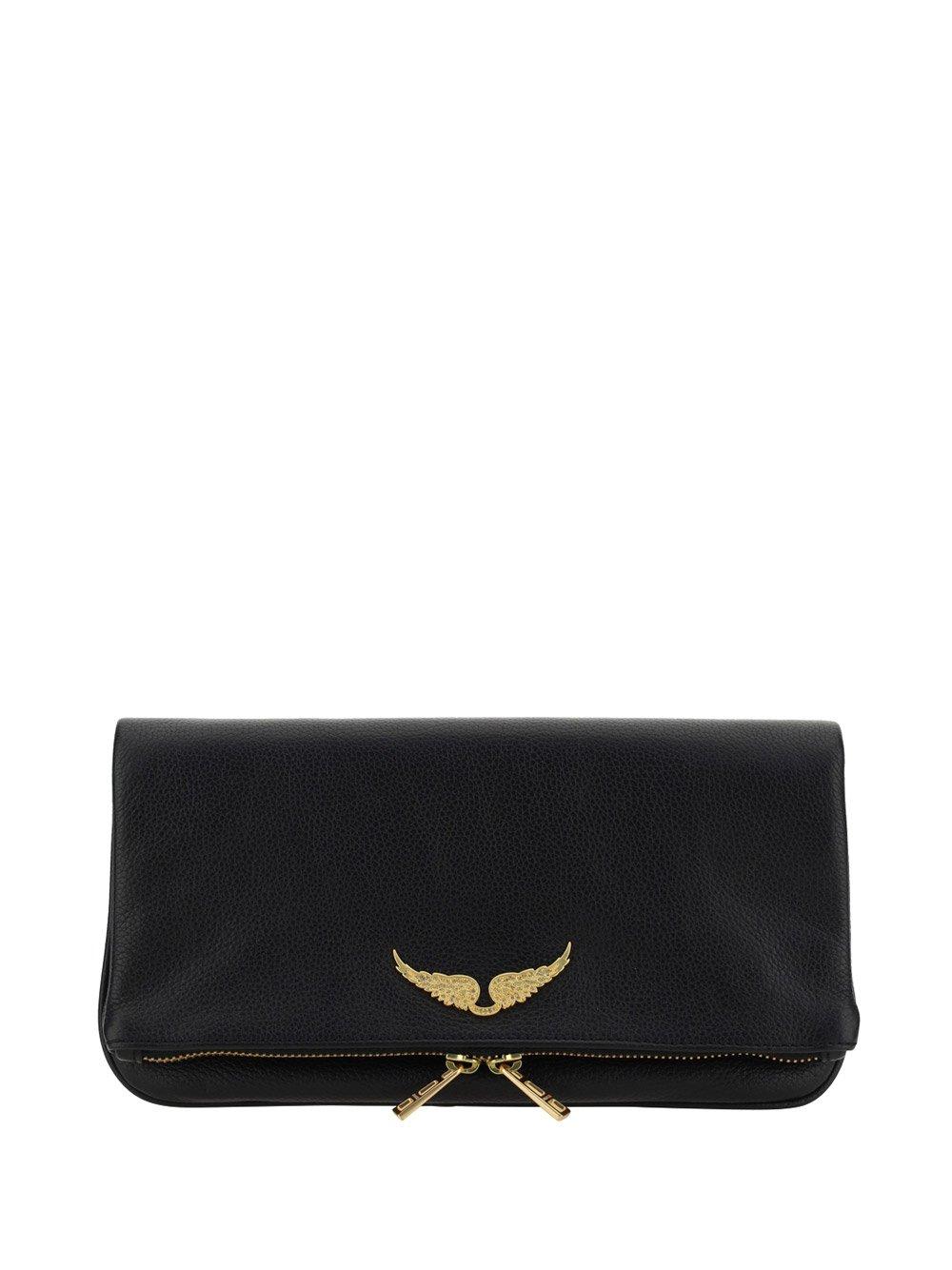 Logo-plaque Clutch Bag
