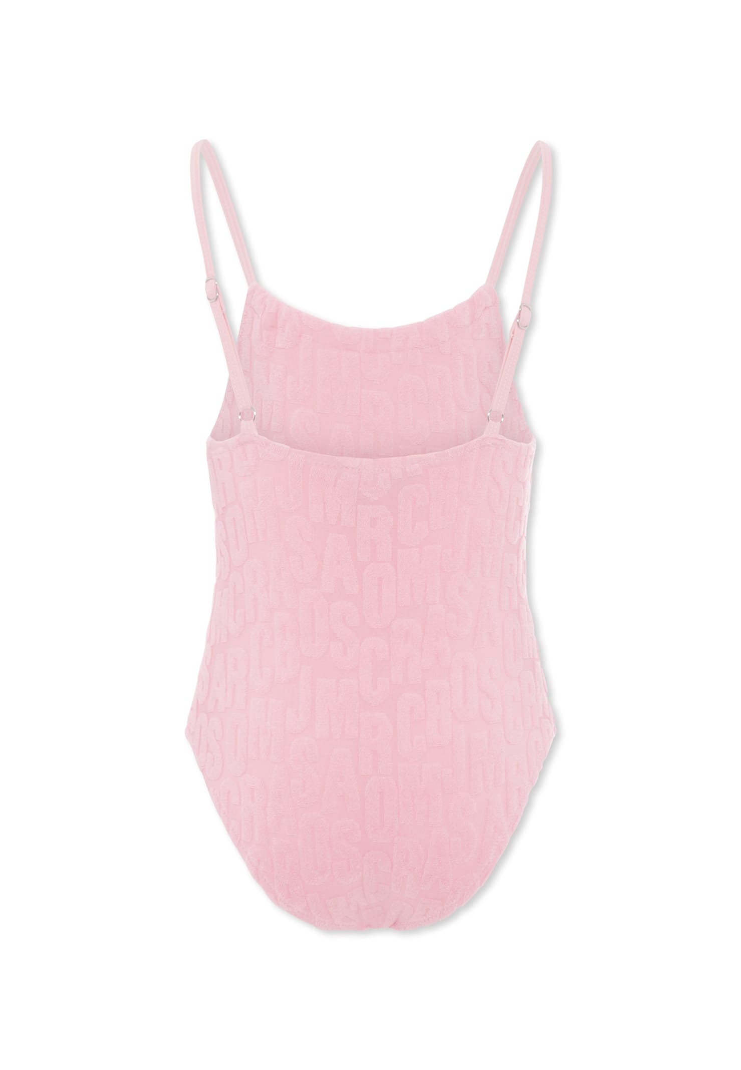 Marc Jacobs Pink Swimsuit For Girl With Logo In Pink