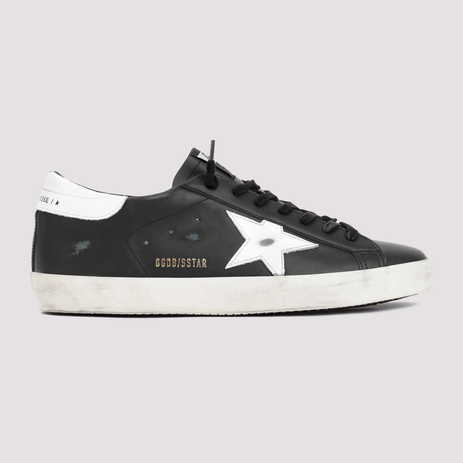 Shop Golden Goose Superstar Sneakers In Black White