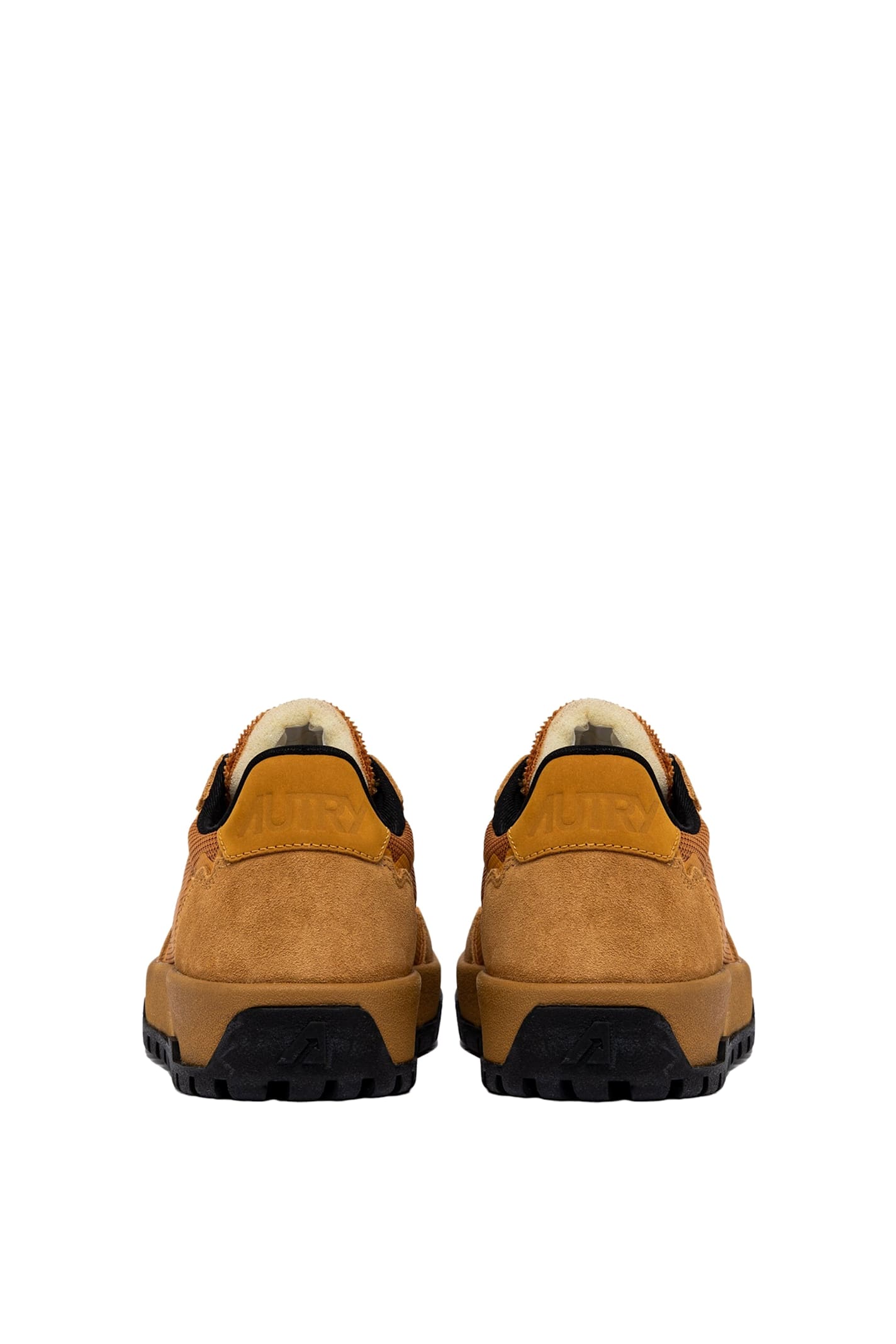 Autry Wildpace Nubuck And Rubber-trimmed Suede And Mesh Sneakers In Brown