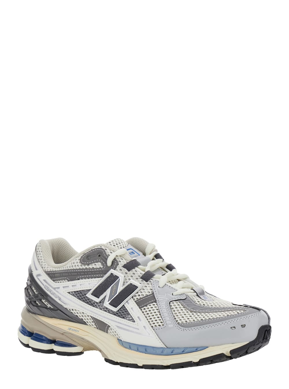 New Balance 1906r Grey Sneaker With Mesh Design And Side Logo In Synthetic Fiber Unisex