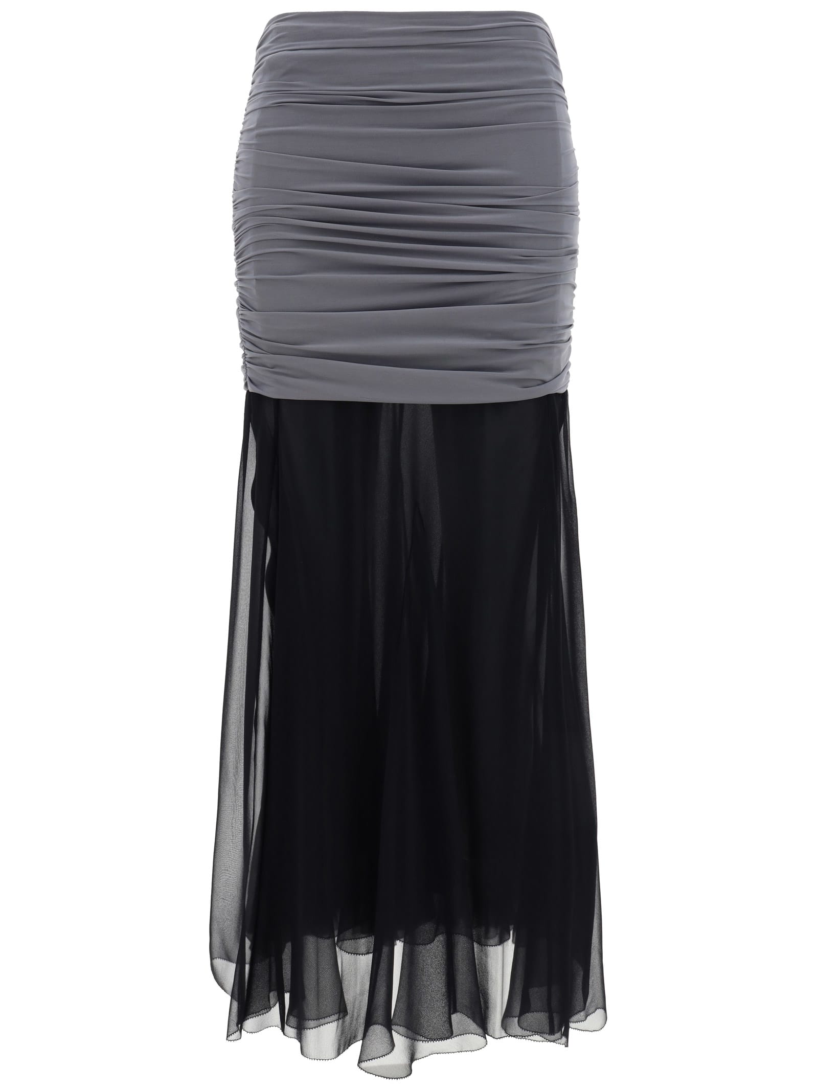 Jersey Chiffon Skirt