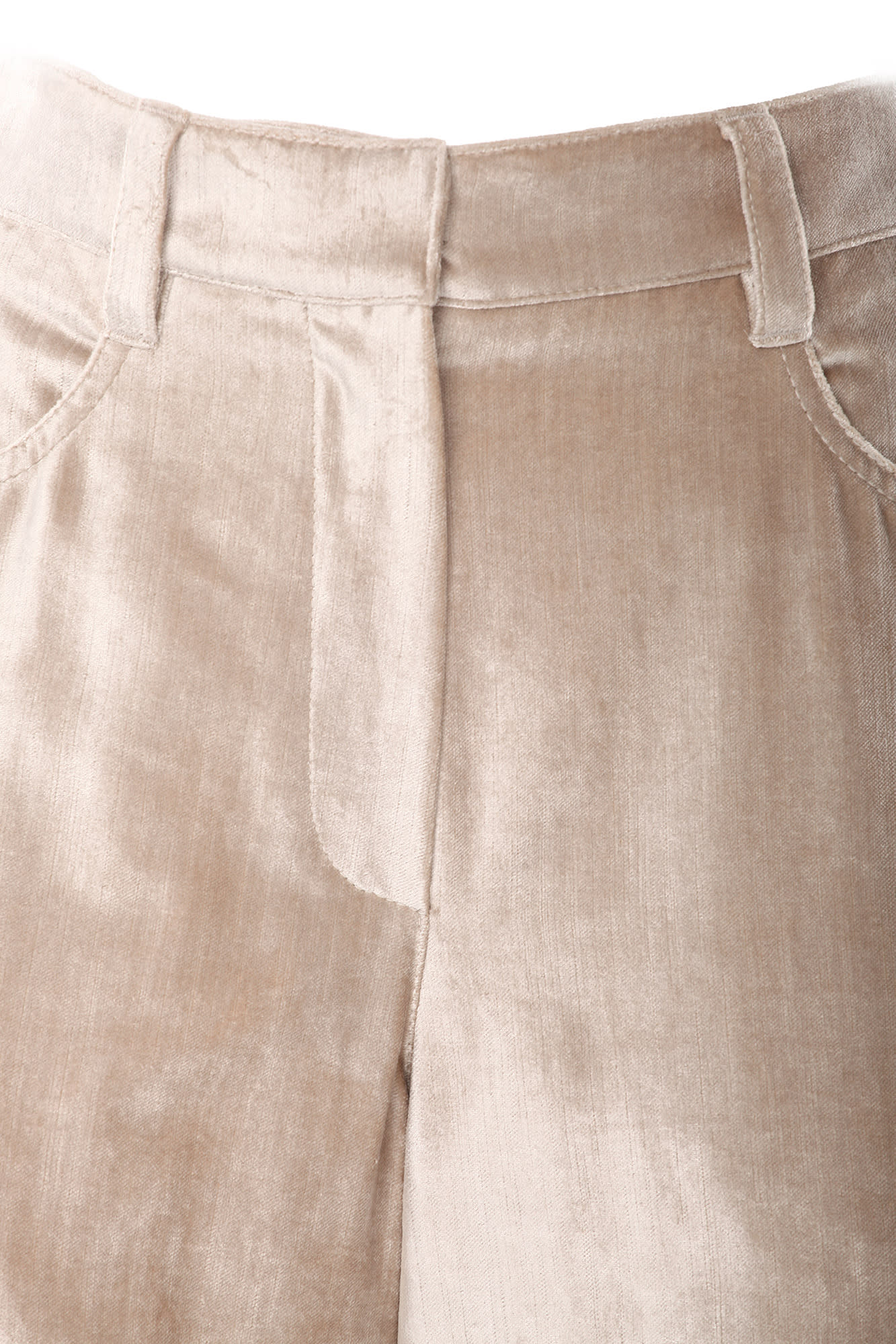 Shop Brunello Cucinelli Trousers Beige