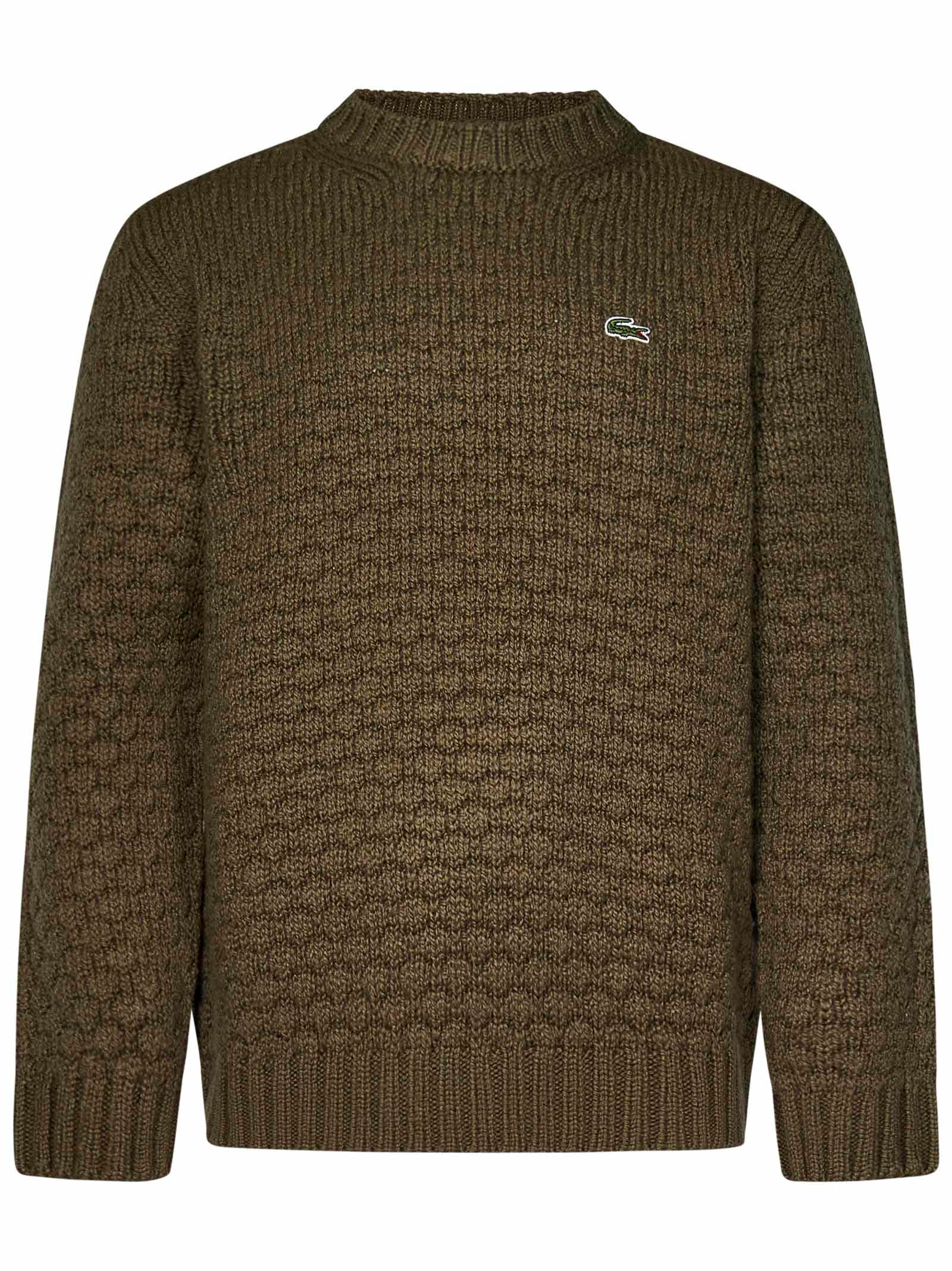 Shop Lacoste Sweater In Green