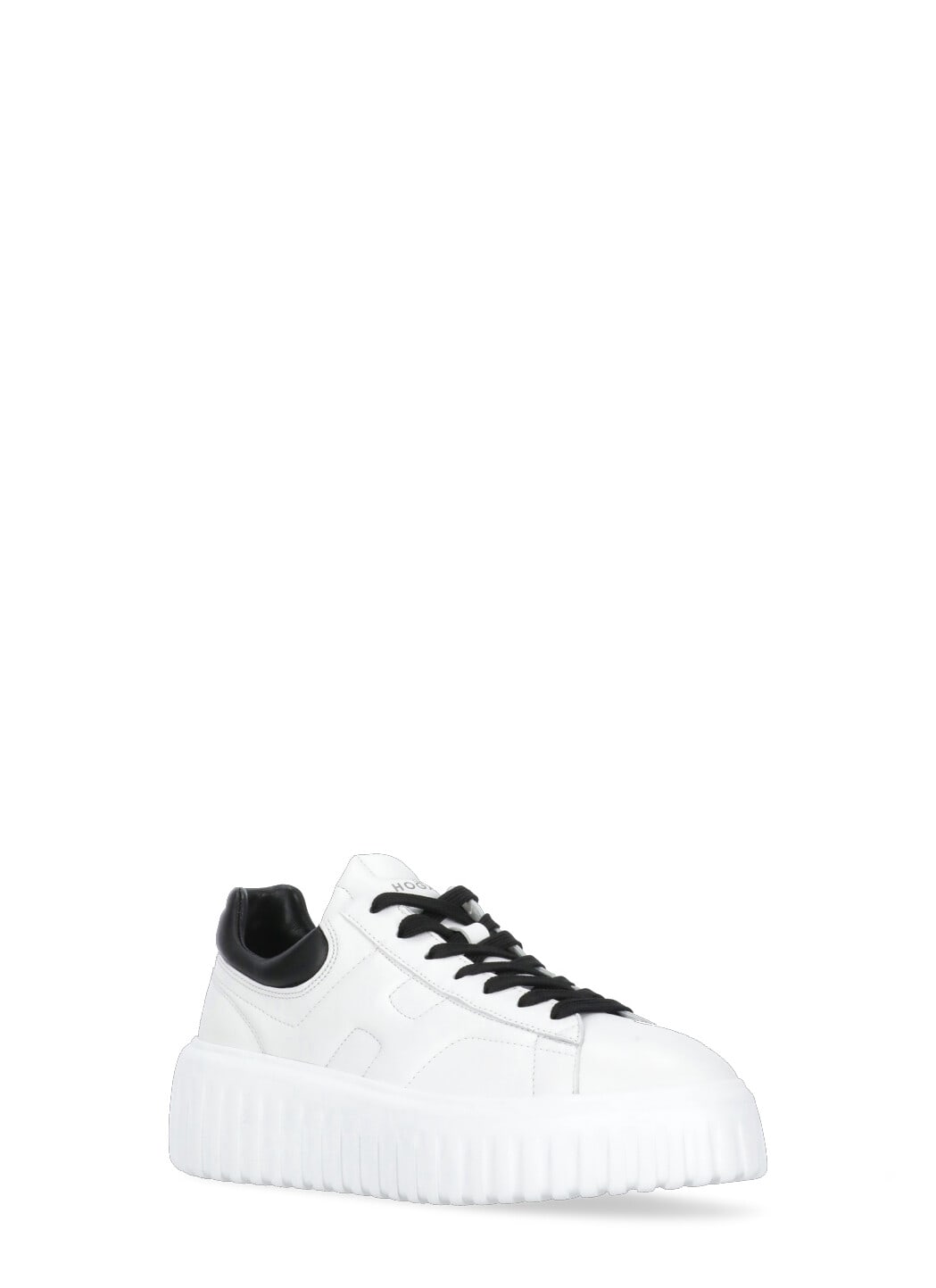 Shop Hogan H-stripes Sneakers In White