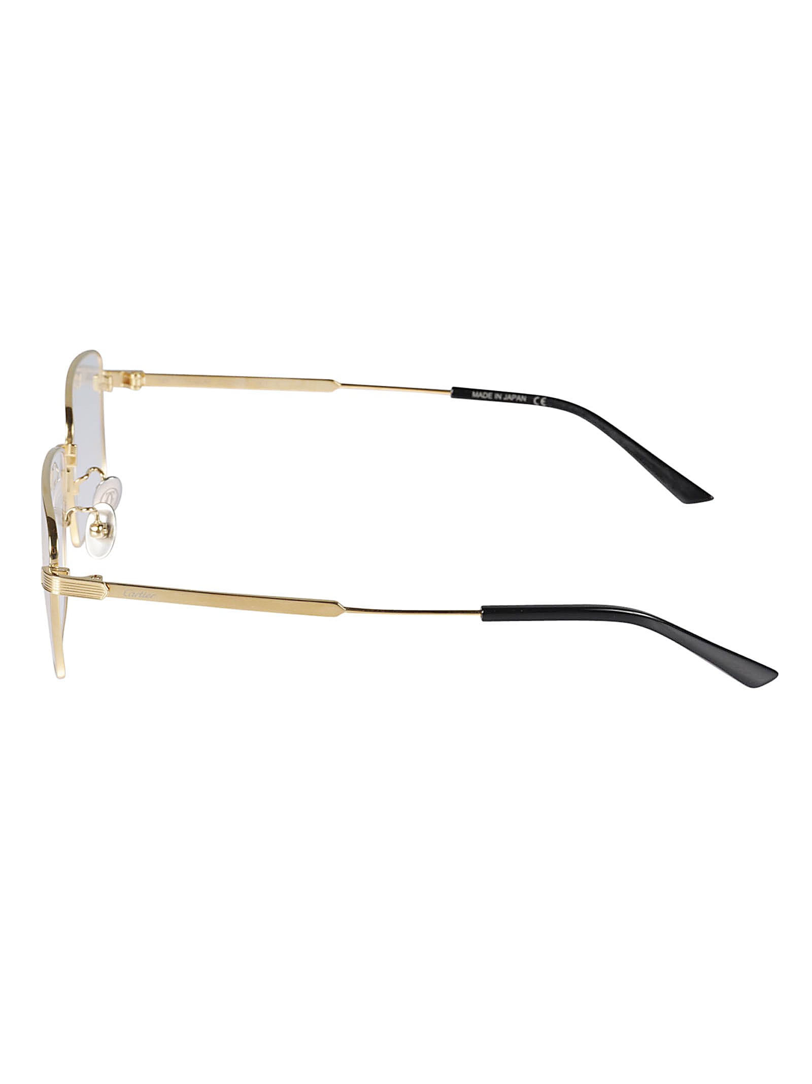 Shop Cartier Optical Frame Genuine Glasses In Gold