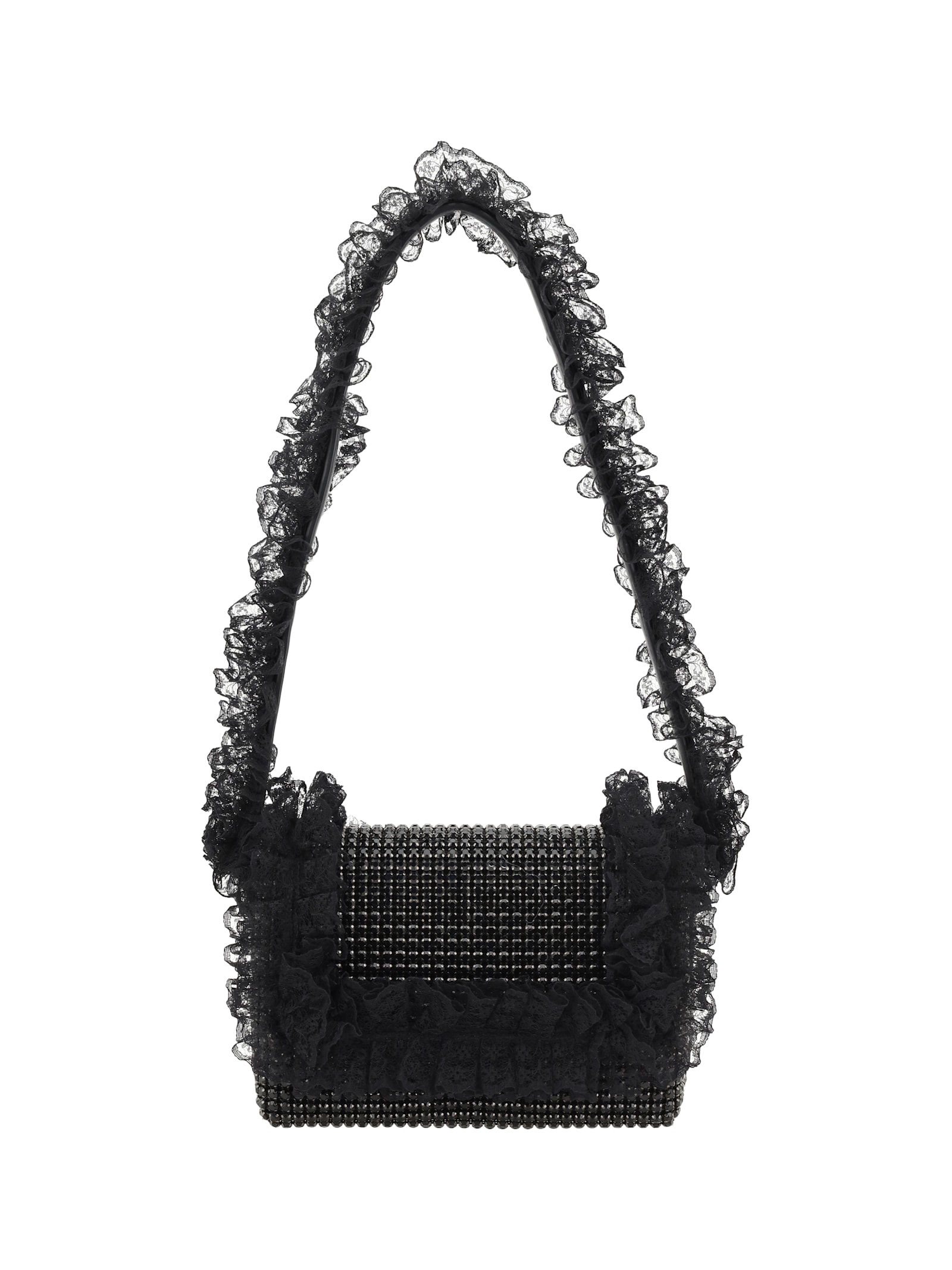 Crystal Lace Shoulder Bag