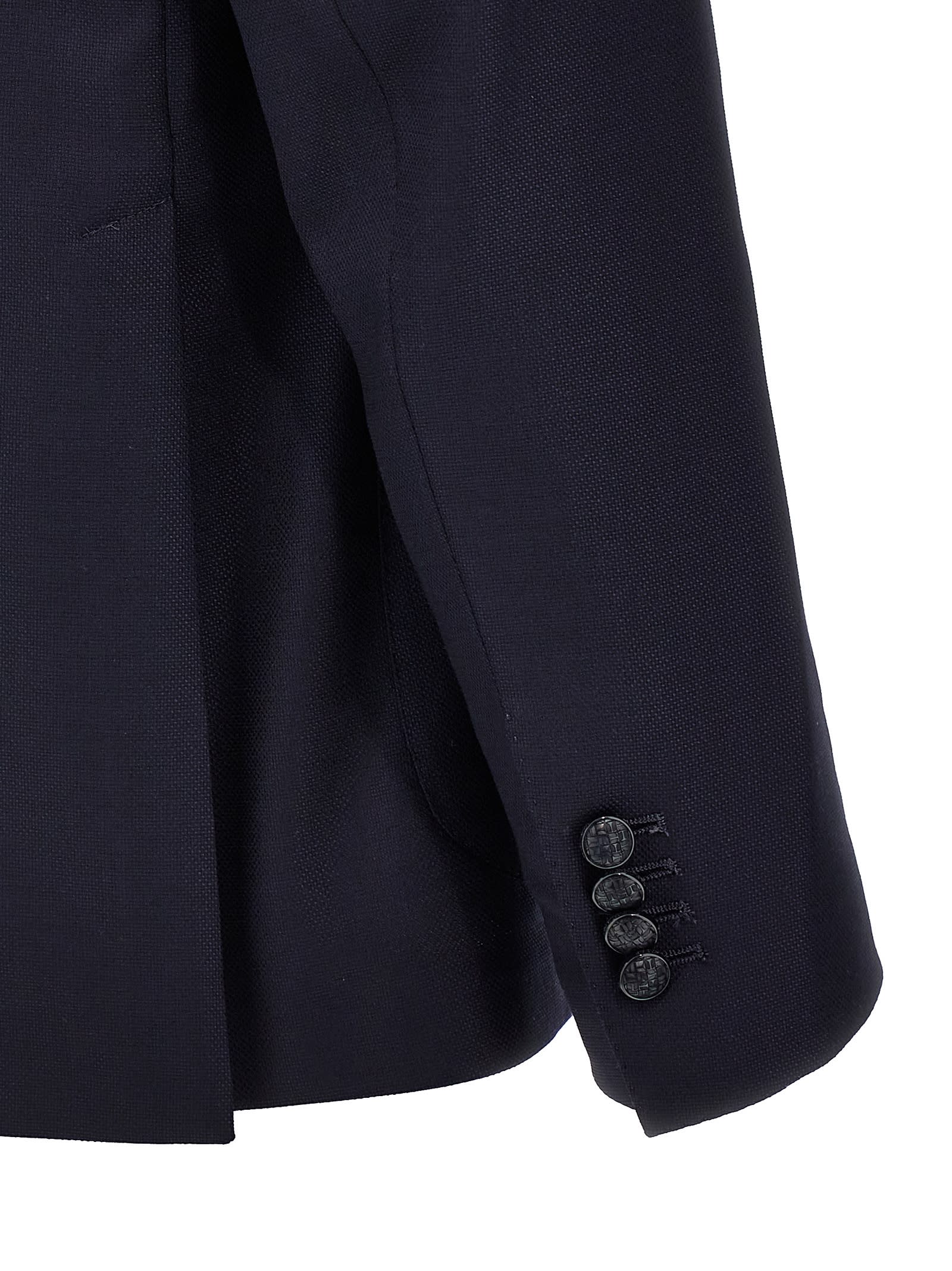 Shop Tagliatore Montecarlo Blazer In Blue