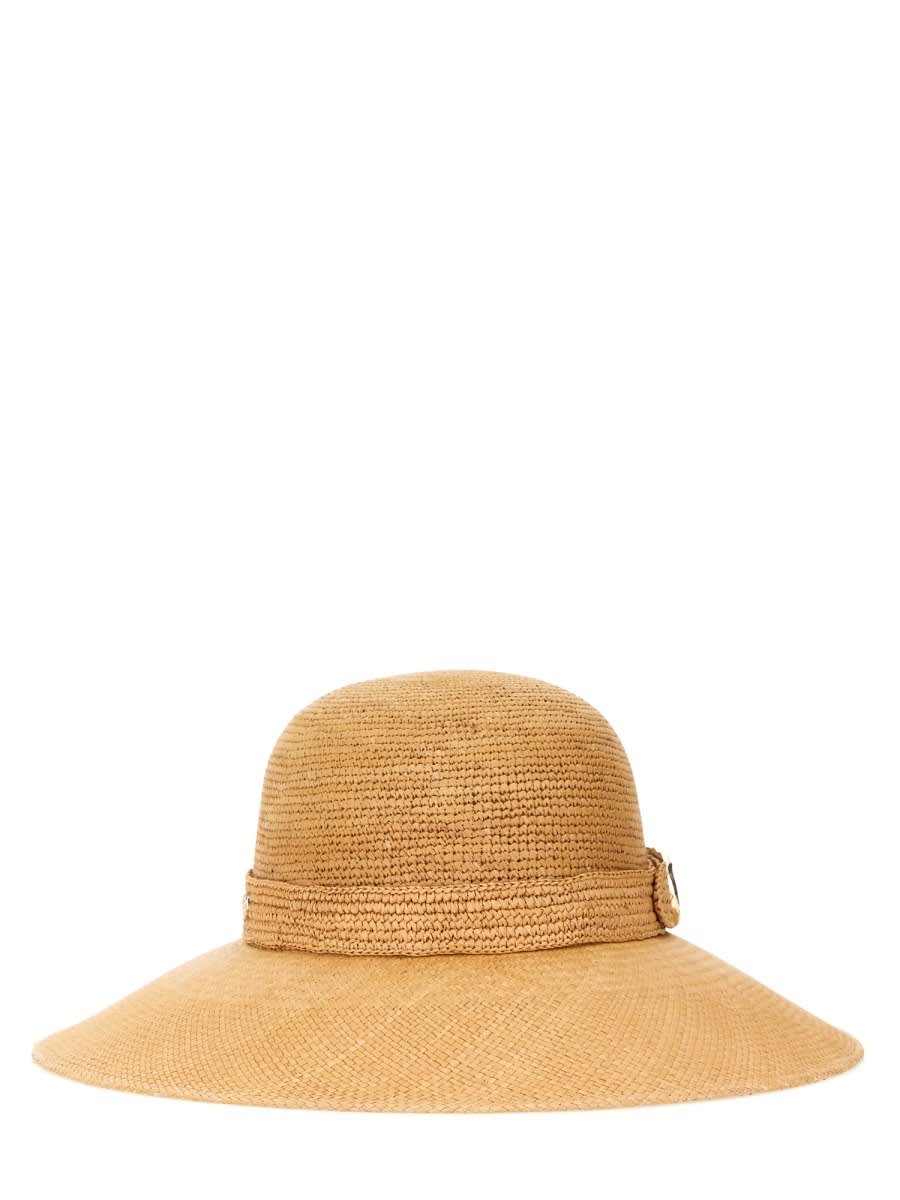 Shop Helen Kaminski Short Hat In Brown