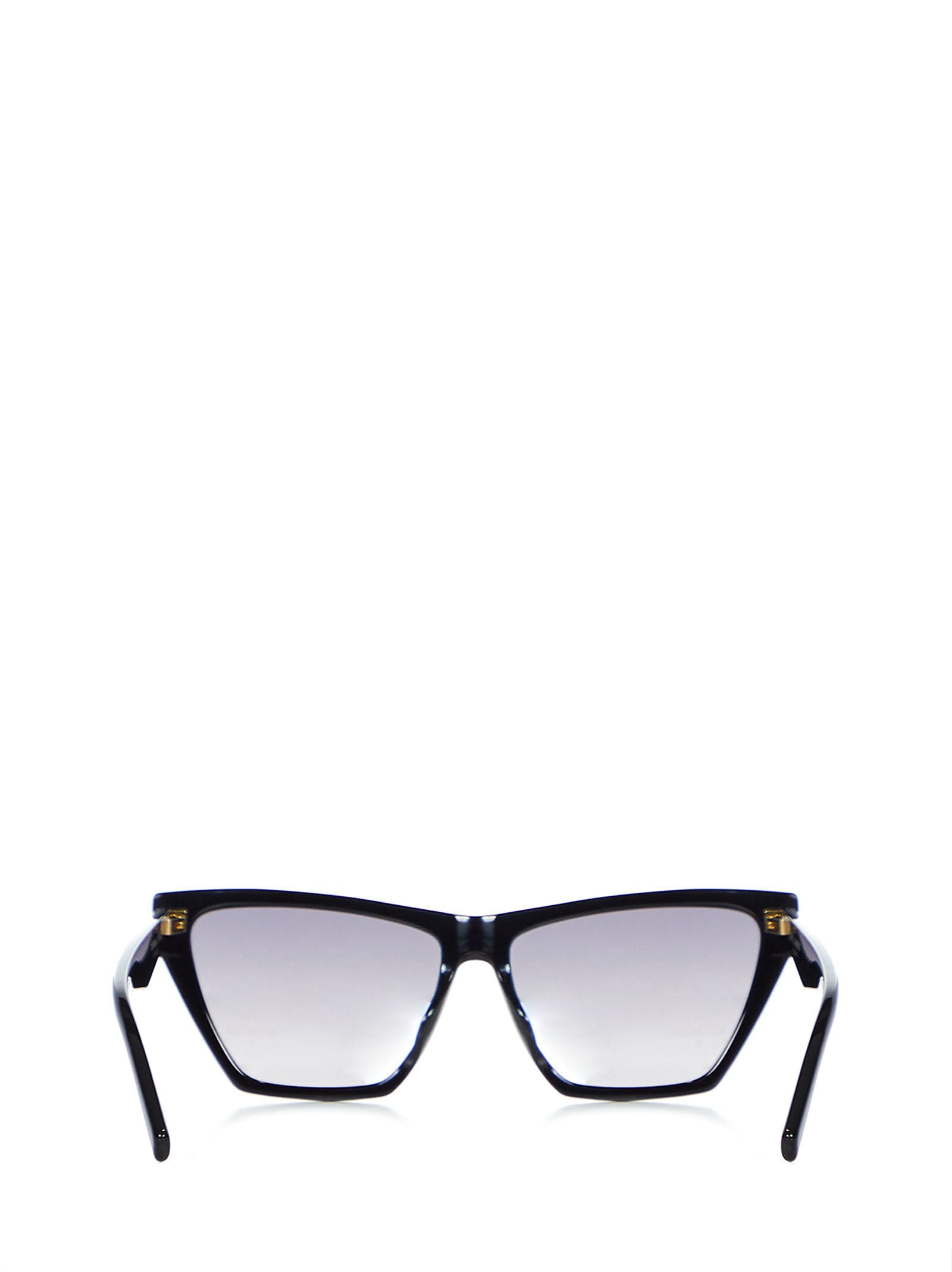 Saint Laurent Black Acetate Sl M103 Sunglasses In Blkblkgrgre