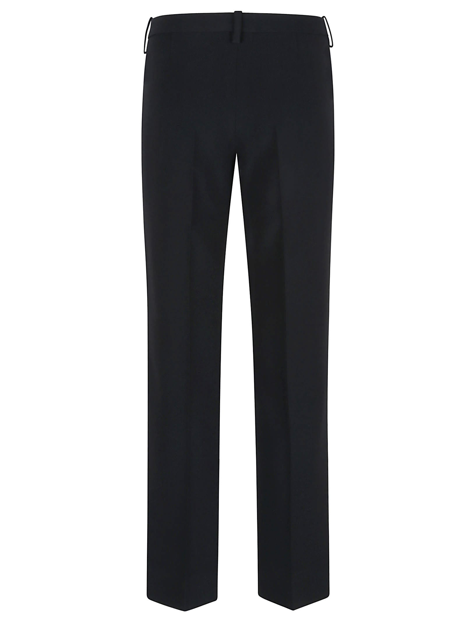 Ermanno Scervino Tailored Trousers With Pockets And Belt Loops In Black