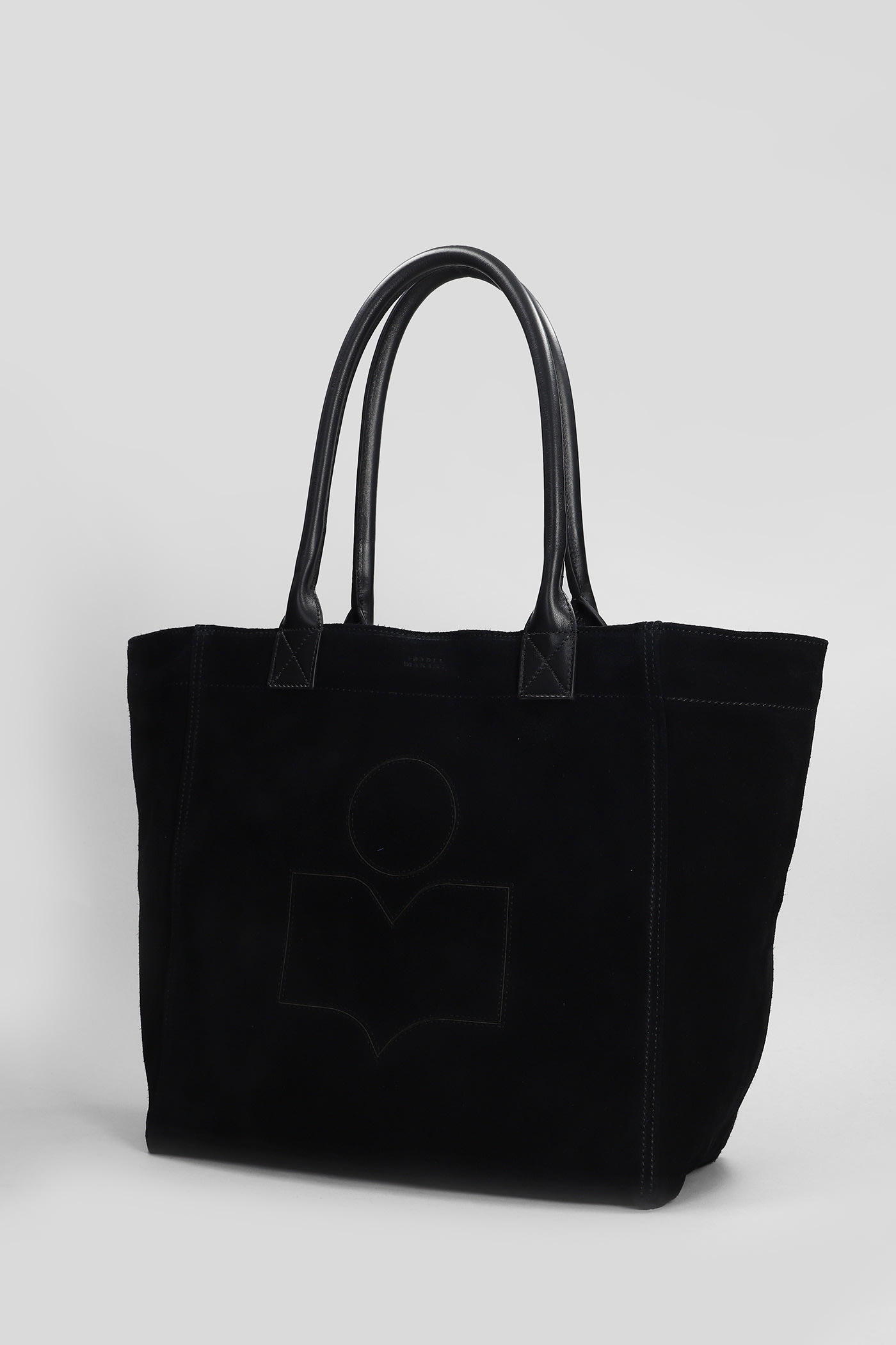 Shop Isabel Marant Small Yenky Tote In Black Suede