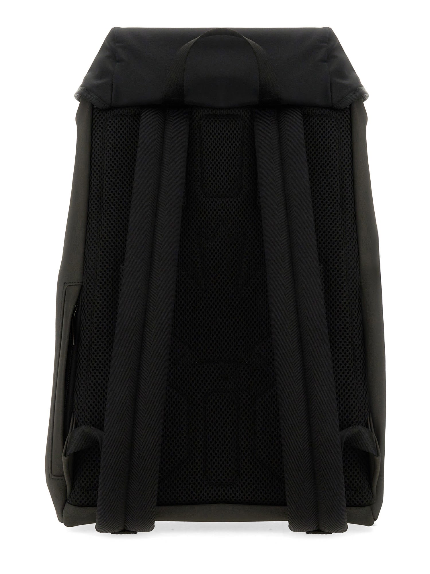 Shop Dsquared2 Backpack With Logo In Grigio Scuro Nero