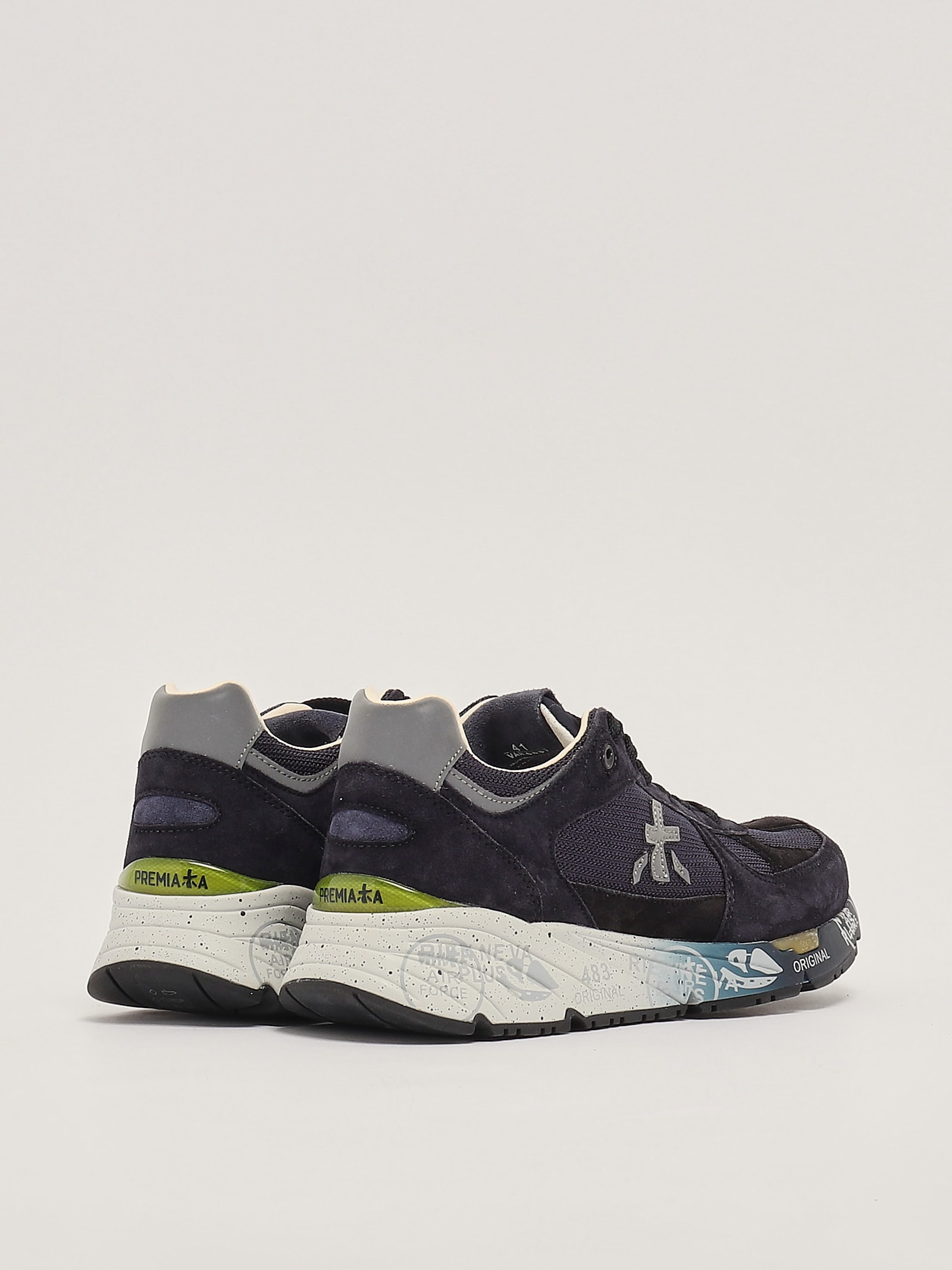 Shop Premiata Sneakers Sneaker In Navy