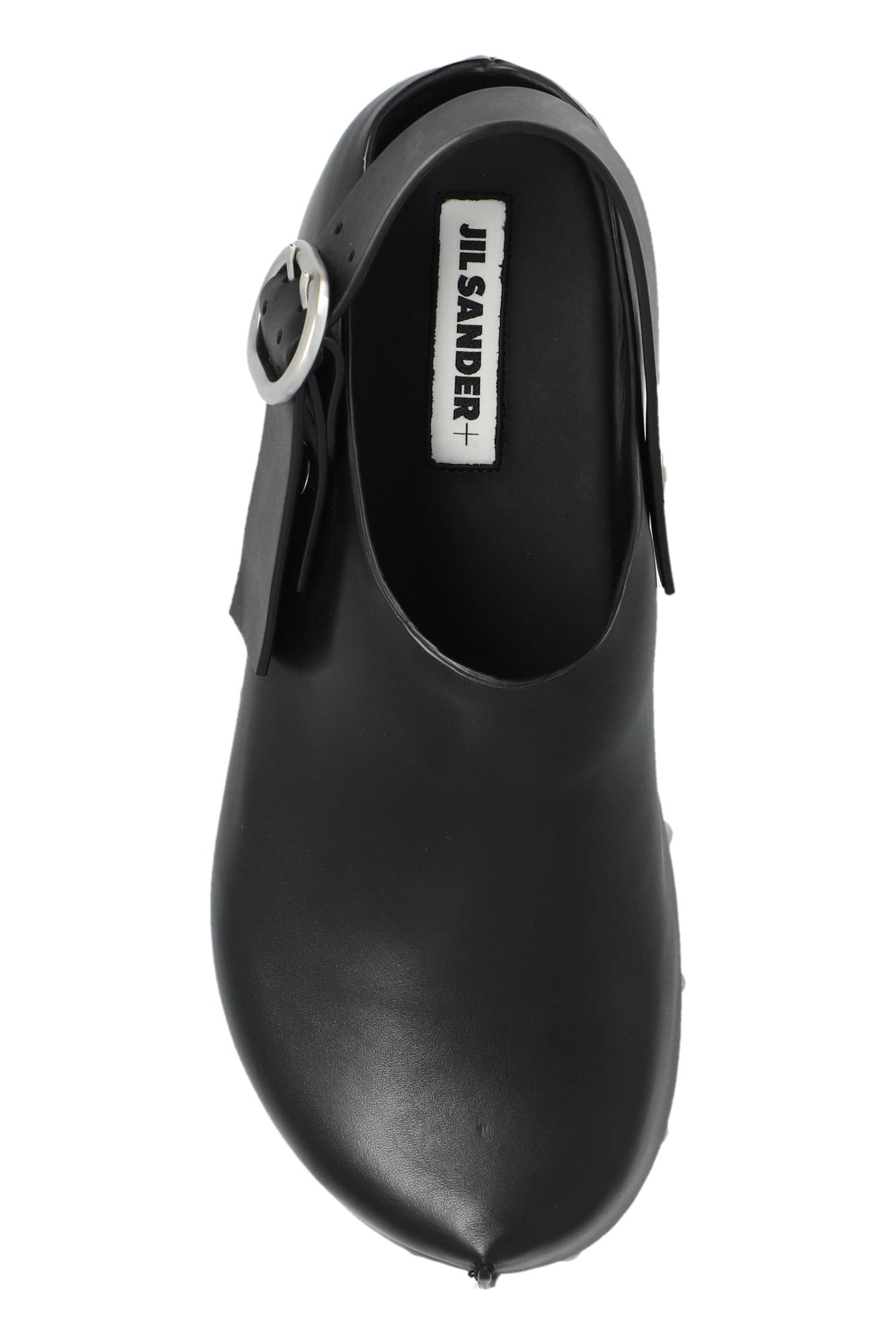 Shop Jil Sander + Leather Shoes In Black