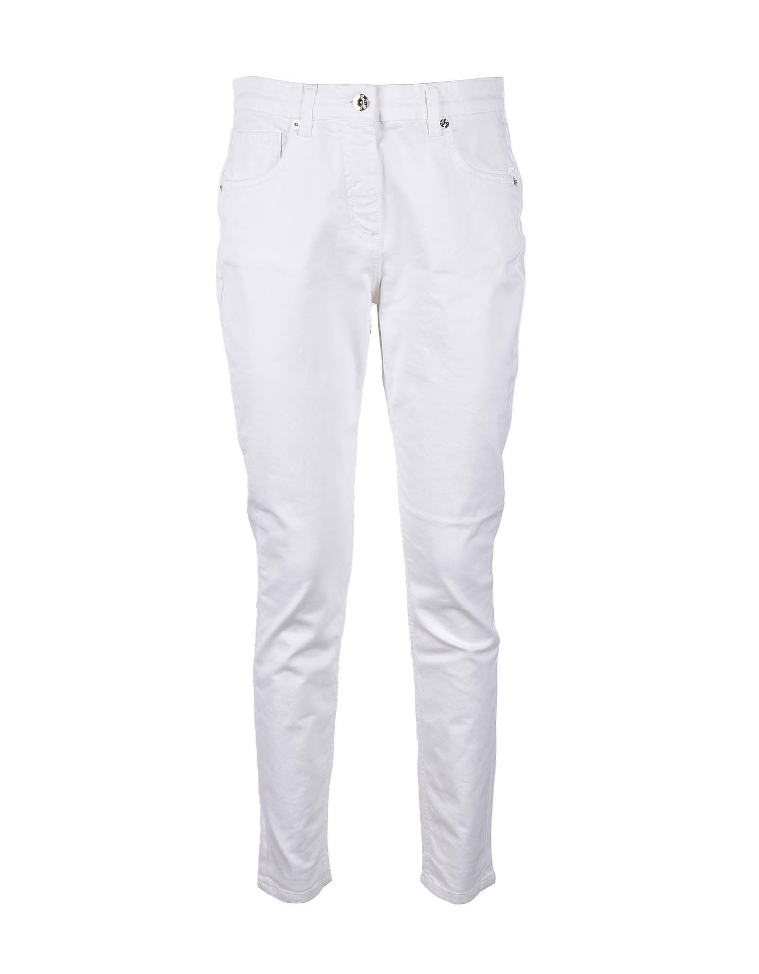 Blumarine Womens White Jeans
