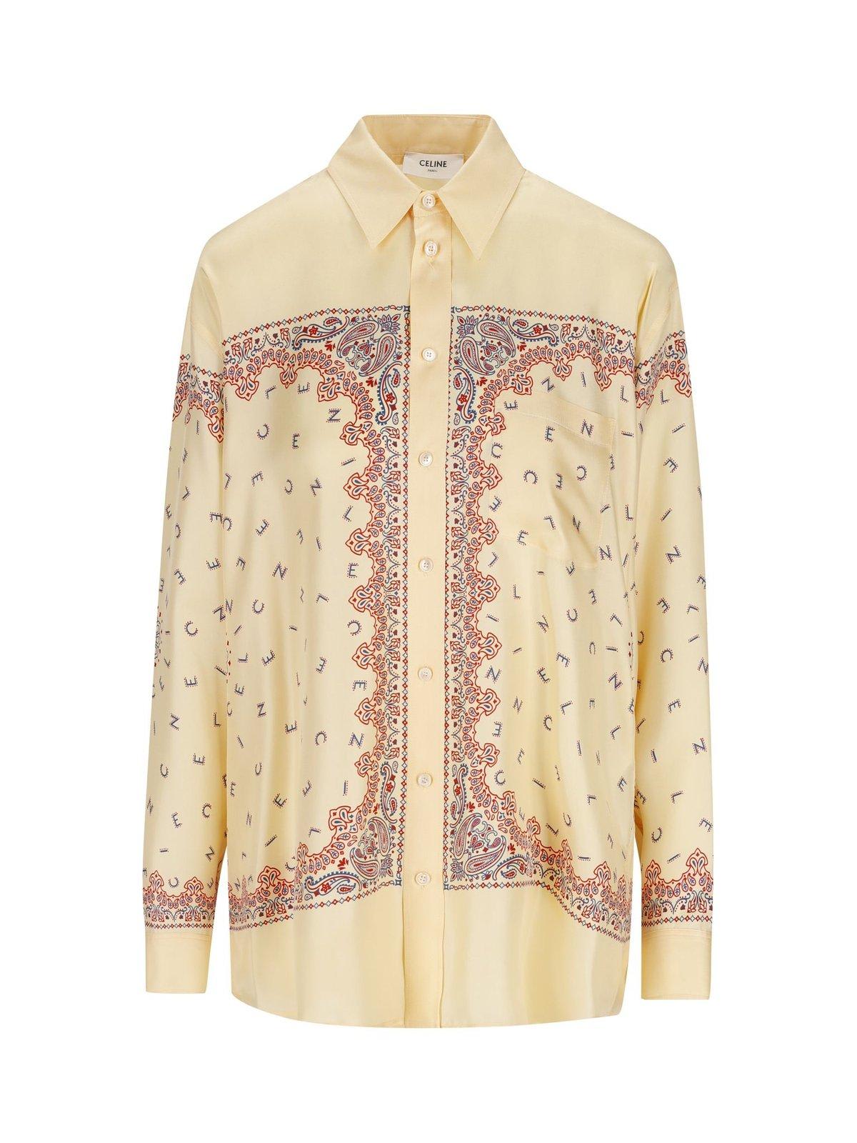 Paisley Printed Buttoned Shirt