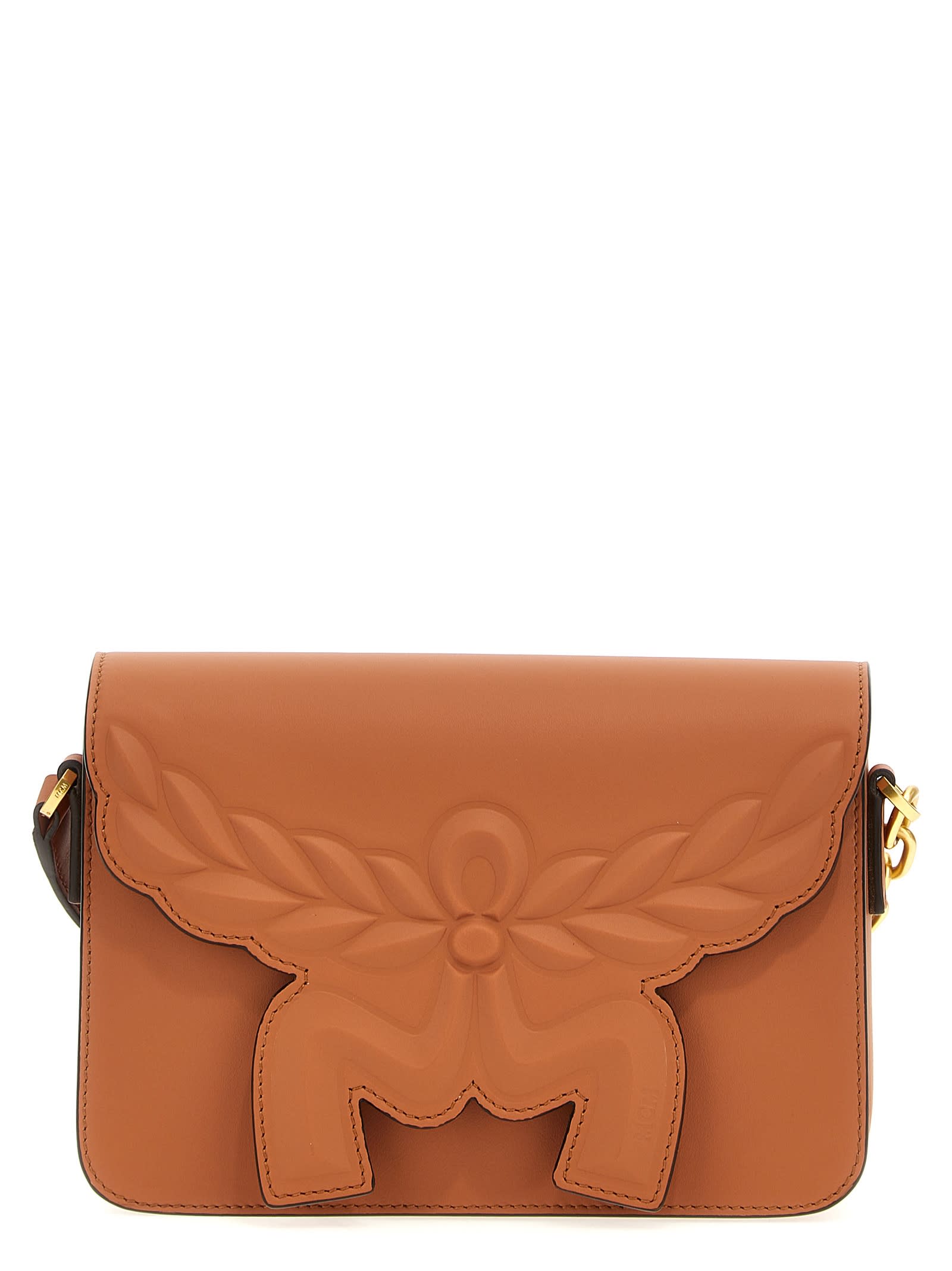 Shop Mcm Himmel Crossbody Bag In Brown