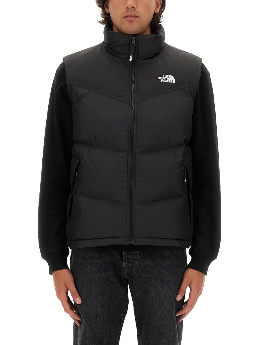 Shop The North Face Vests With Logo In Black