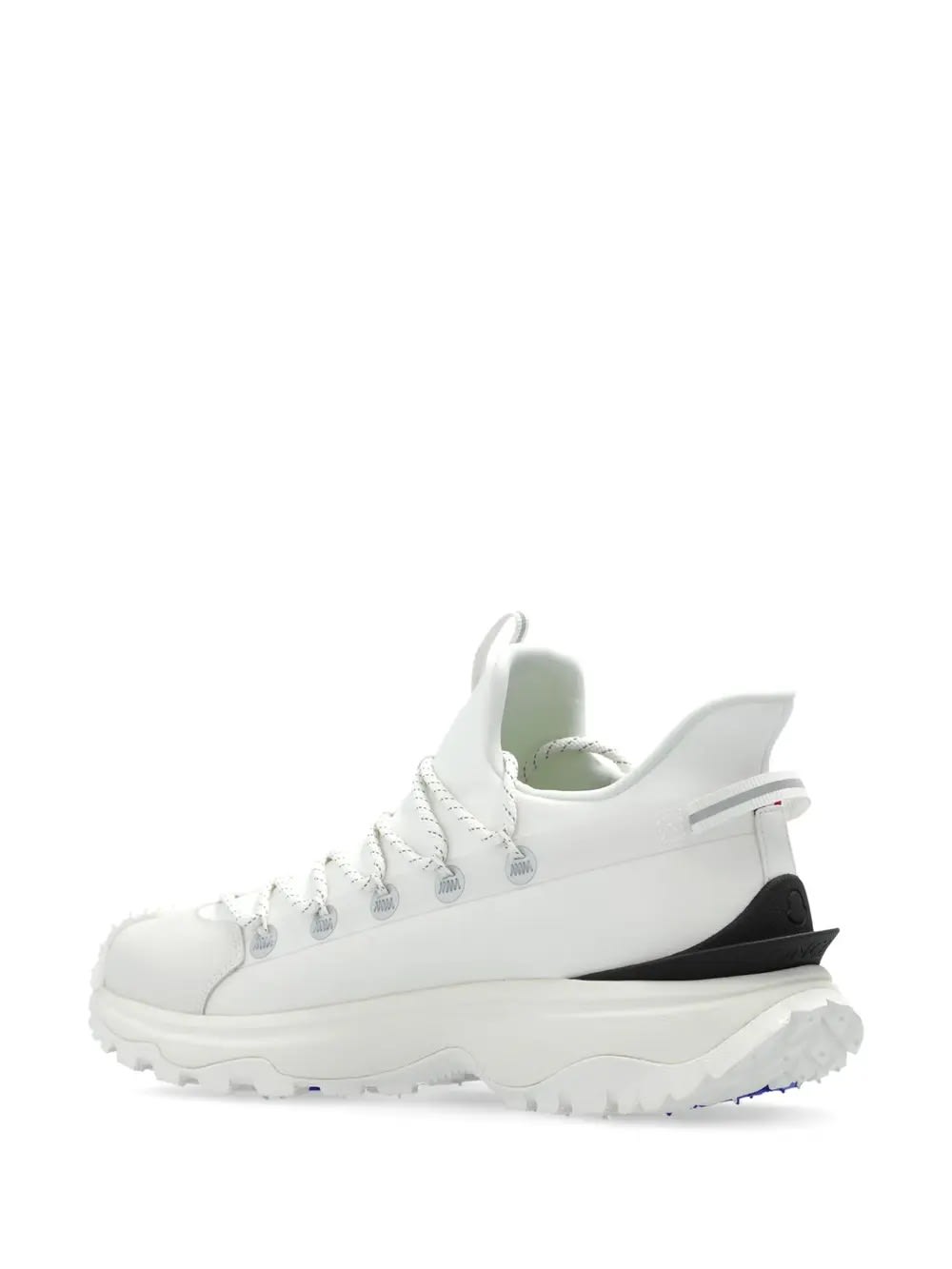 Shop Moncler White Trailgrip Lite 2 Sneakers