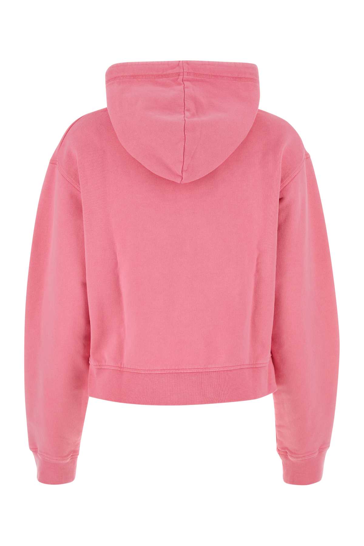 Shop Dsquared2 Pink Cotton Sweatshirt In Rosepink
