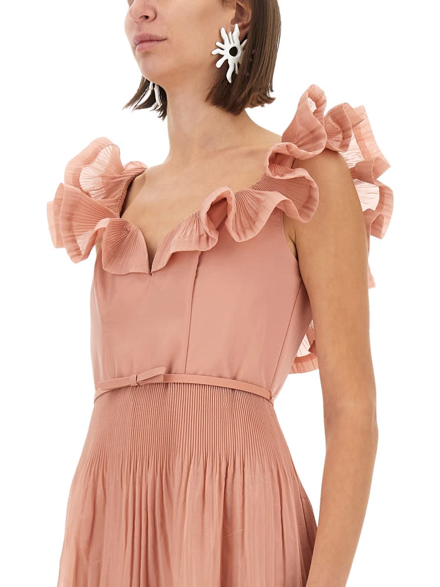 ZIMMERMANN DRESS WITH RUFFLES