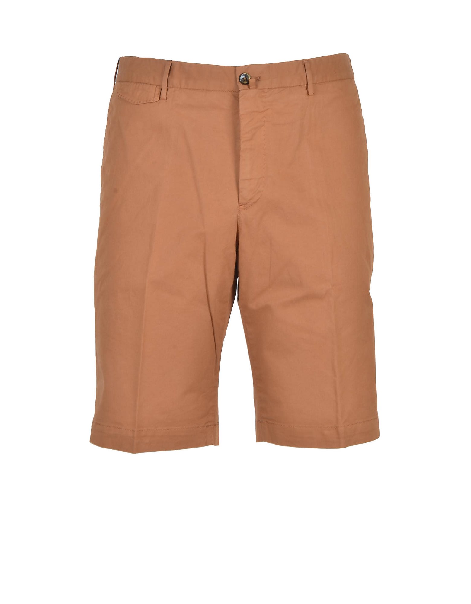 PT01 Mens Brown Bermuda Shorts