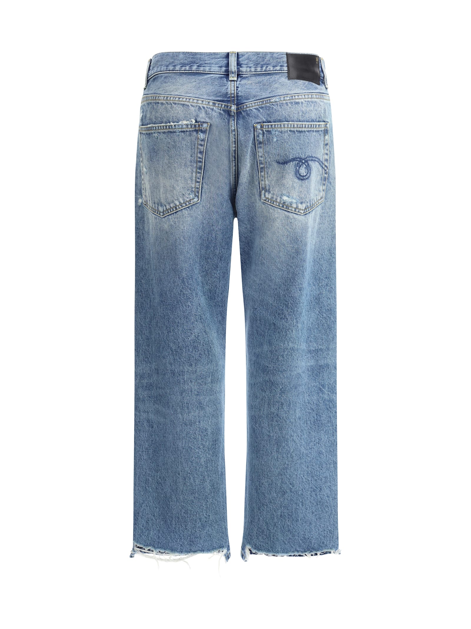 R13 Boyfriend Jeans In Blue
