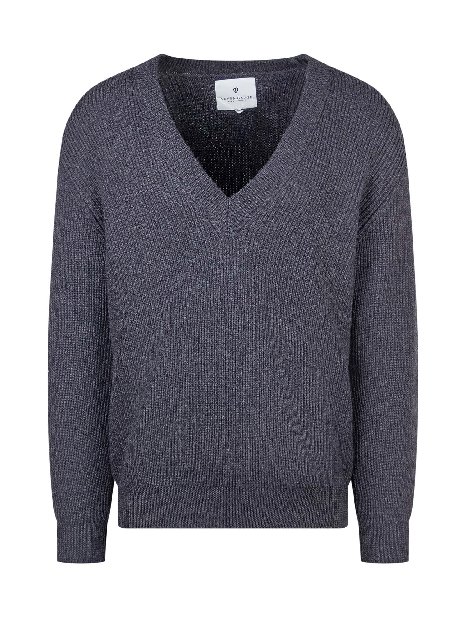 Shop Seven Gauge Merino Sweater In Grigio